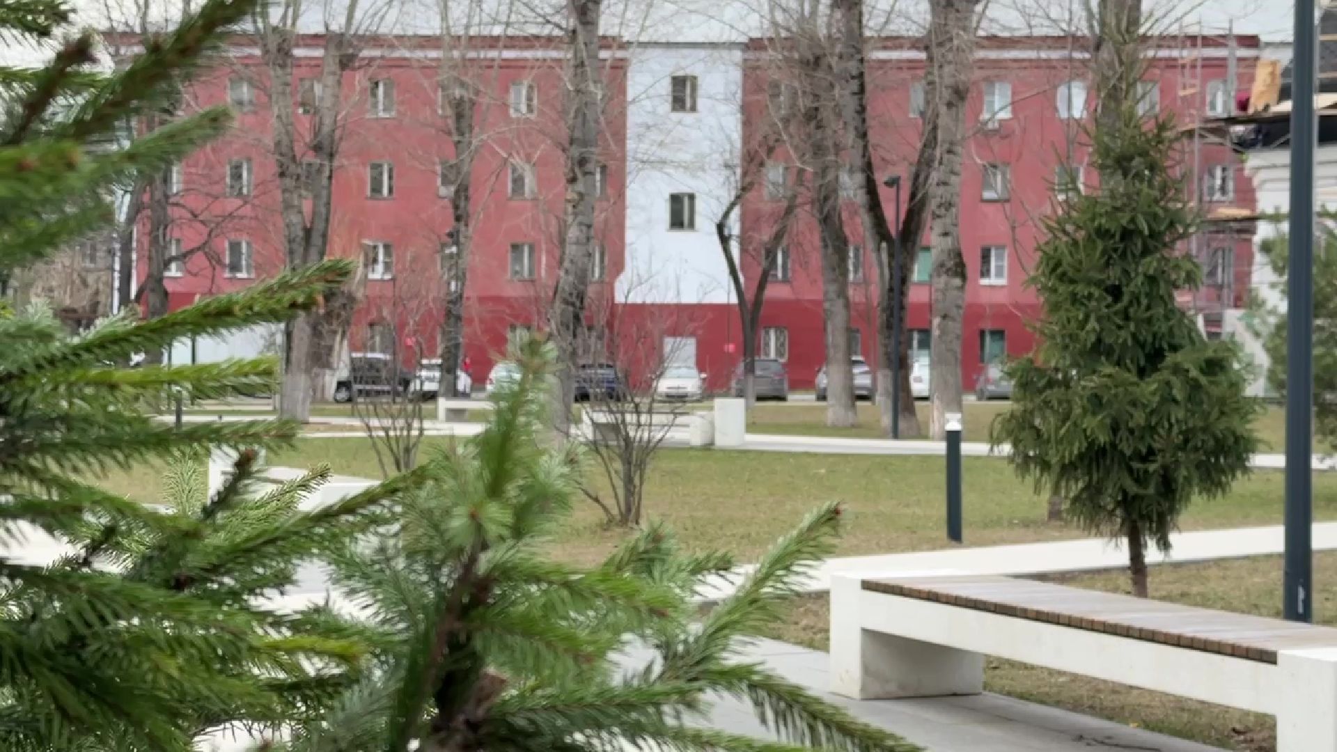 реутов, сквер, троицкий храм, благоустройство, деревья,