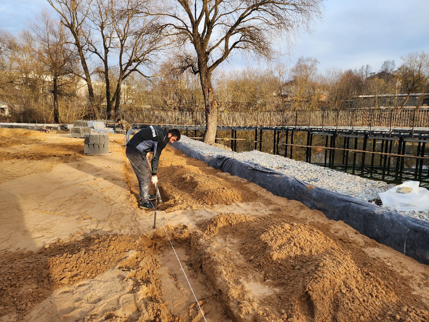 Чехов, улица Береговая, набережная реки Теребенка, благоустройство, реконструкция, строительство, пешеходные дорожки, тротуары, тропинки, велодорожки, госпрограмма московской области, формирование комфортной городской среды,