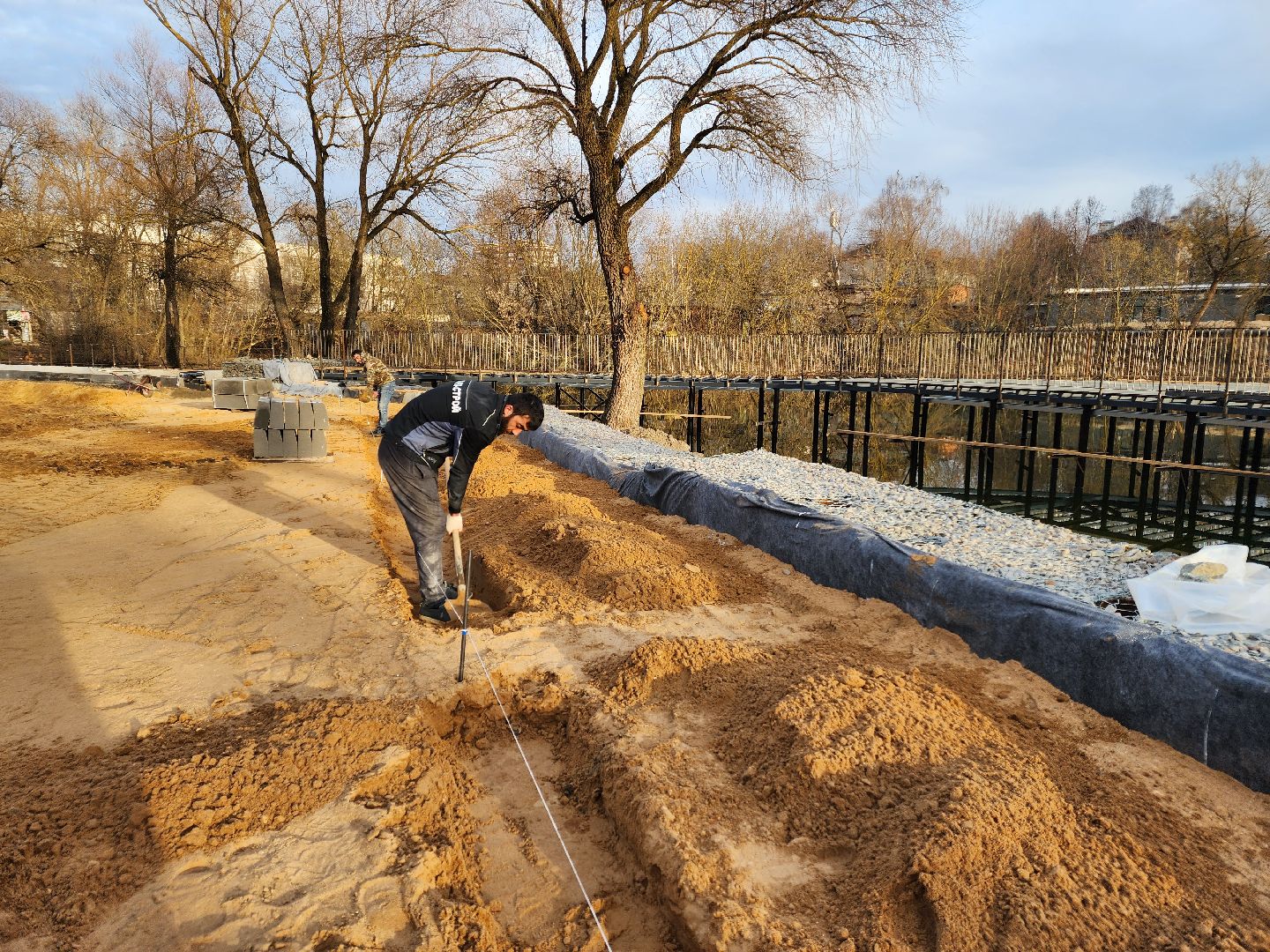 Чехов, улица Береговая, набережная реки Теребенка, благоустройство, реконструкция, строительство, пешеходные дорожки, тротуары, тропинки, велодорожки, госпрограмма московской области, формирование комфортной городской среды,