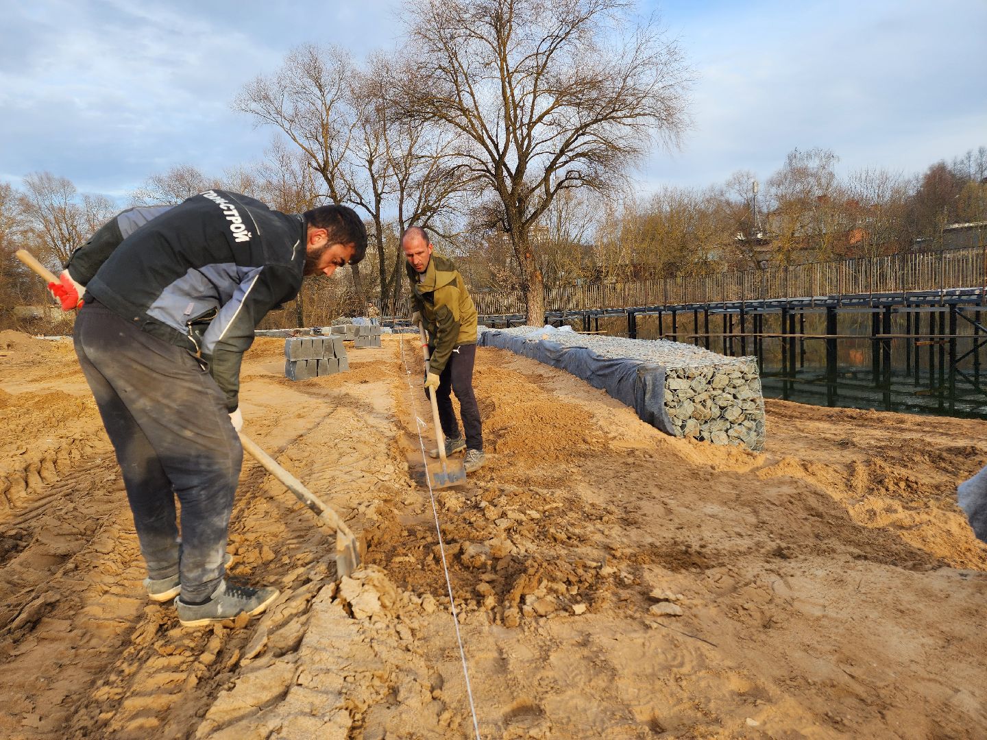 Чехов, улица Береговая, набережная реки Теребенка, благоустройство, реконструкция, строительство, пешеходные дорожки, тротуары, тропинки, велодорожки, госпрограмма московской области, формирование комфортной городской среды,