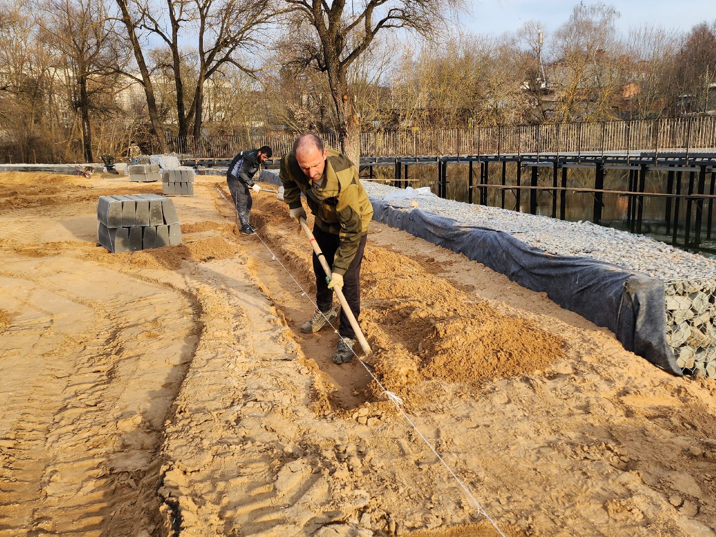 Чехов, улица Береговая, набережная реки Теребенка, благоустройство, реконструкция, строительство, пешеходные дорожки, тротуары, тропинки, велодорожки, госпрограмма московской области, формирование комфортной городской среды,
