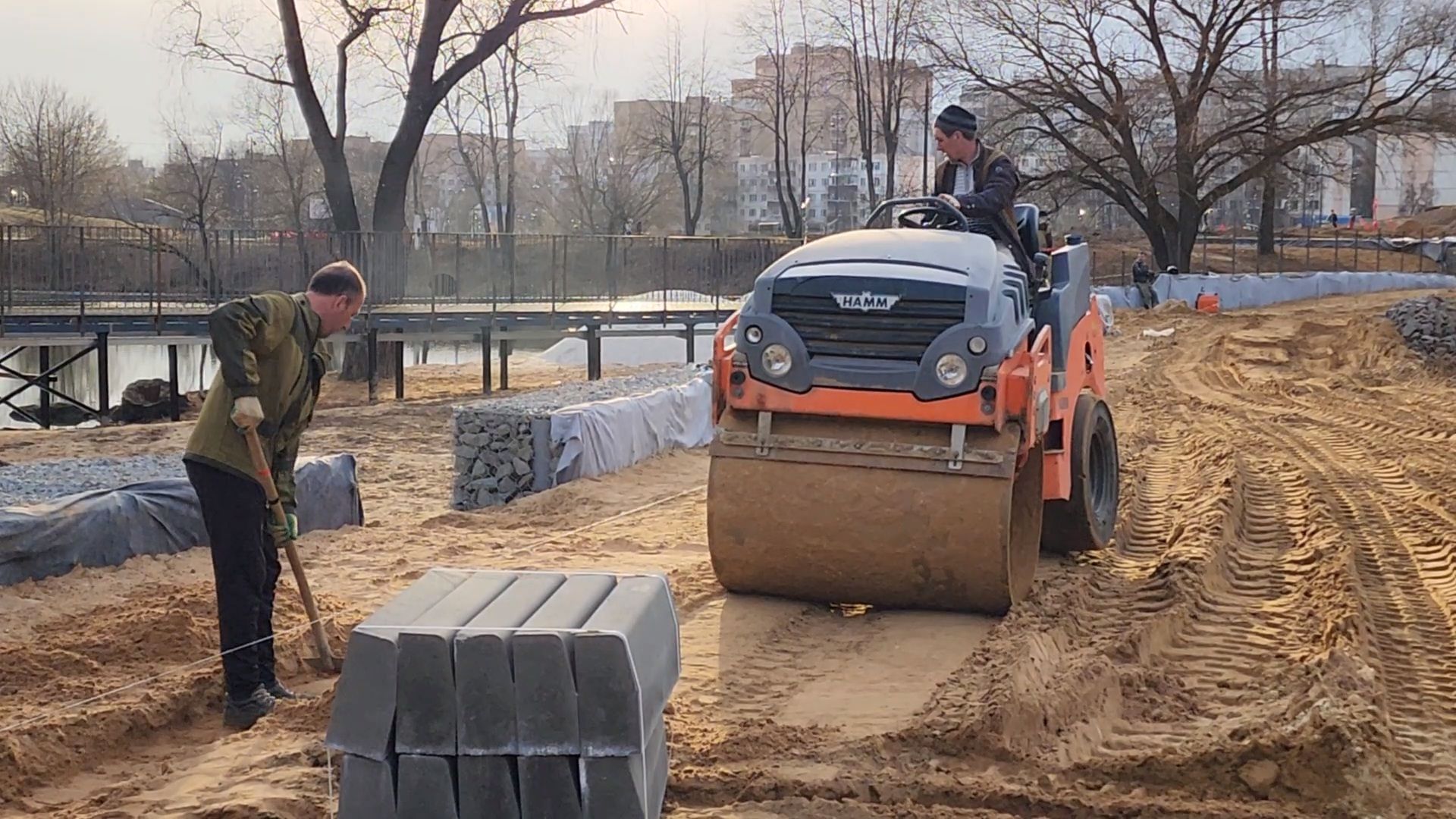 Чехов, улица Береговая, набережная реки Теребенка, благоустройство, реконструкция, строительство, пешеходные дорожки, тротуары, тропинки, велодорожки, госпрограмма московской области, формирование комфортной городской среды,