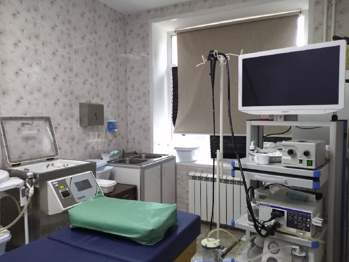 медицина, оборудование, видеоэндоскоп, больница