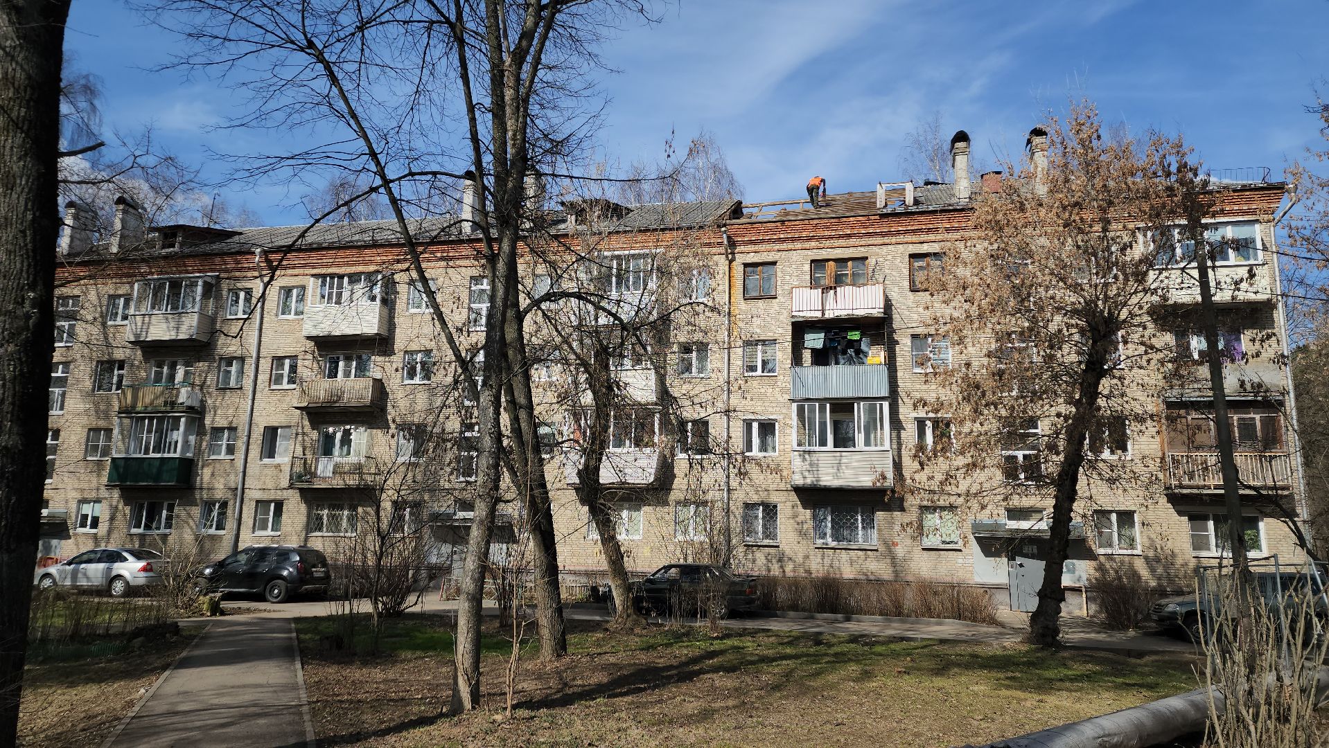 пушкино, капремонт, ремонт кровли, стропила,рабочие,фонд капитального ремонта,вертикалки,