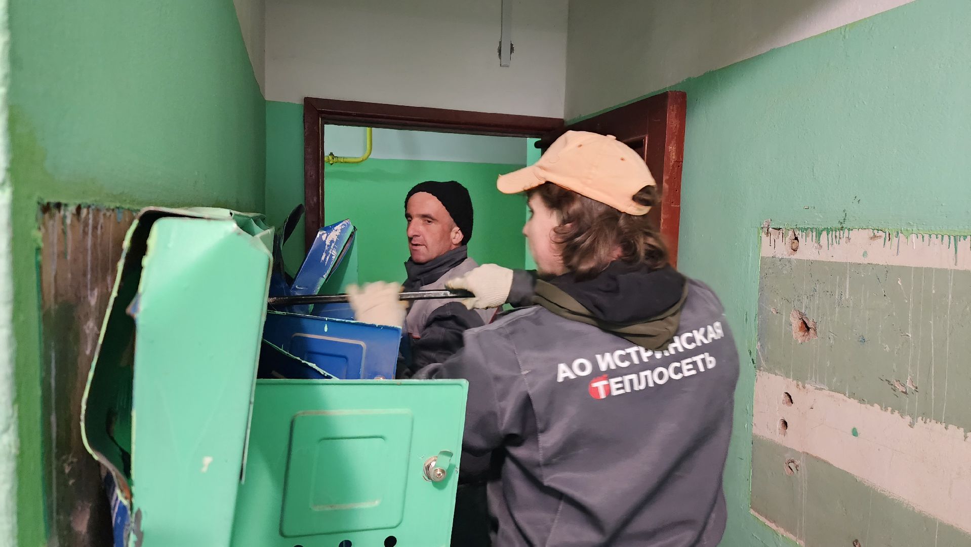 жкх, истра,ремонт подъезда,