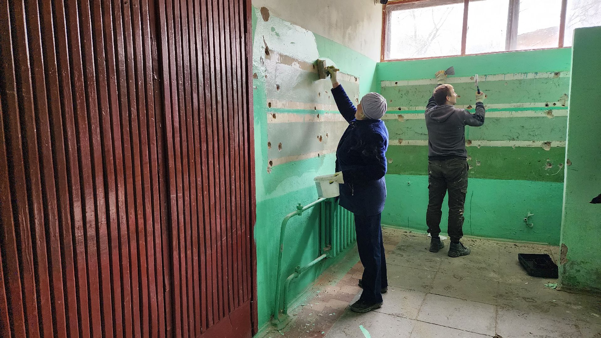 жкх, истра,ремонт подъезда,