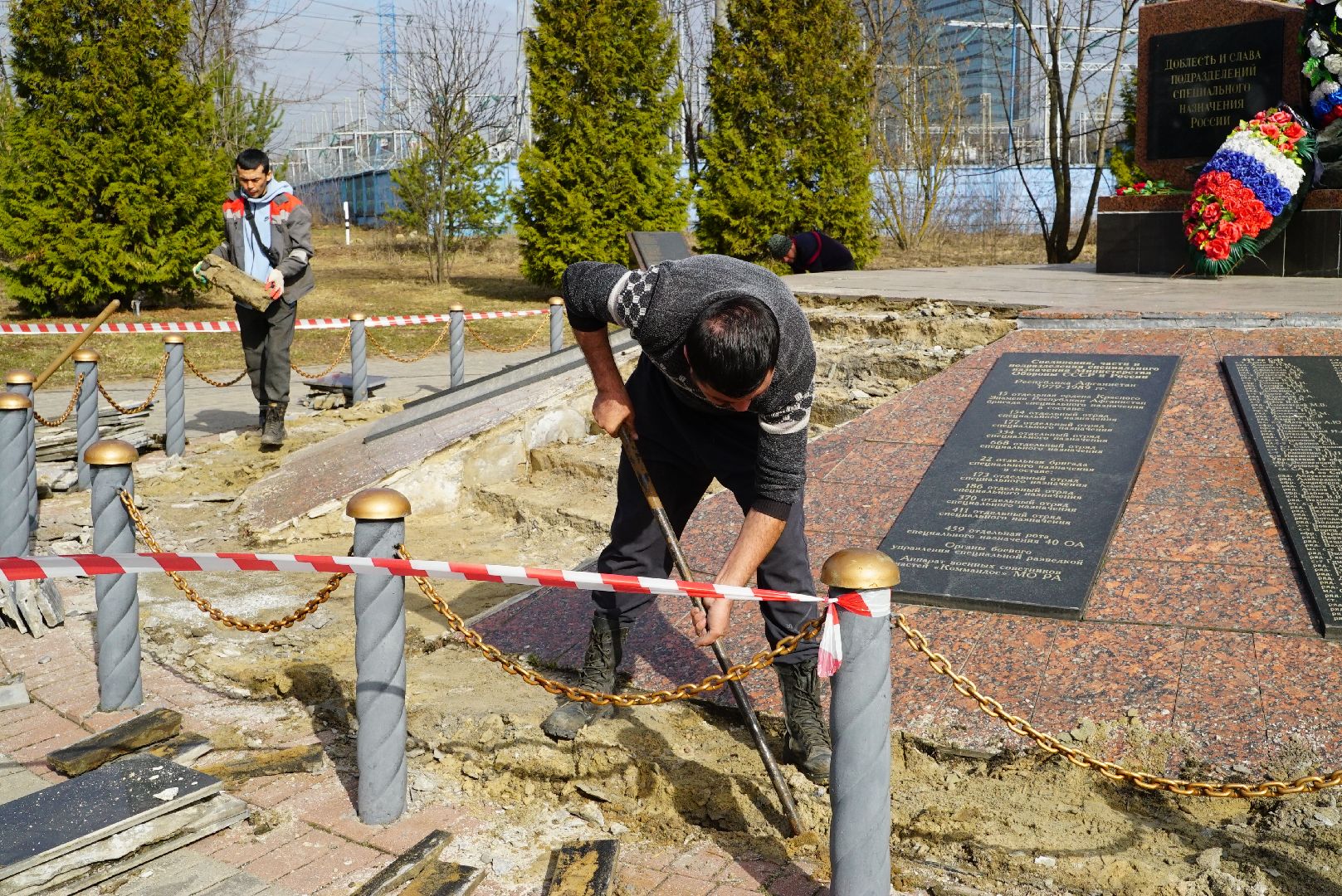 обновление, памятник, ремонт, сквер, парк,