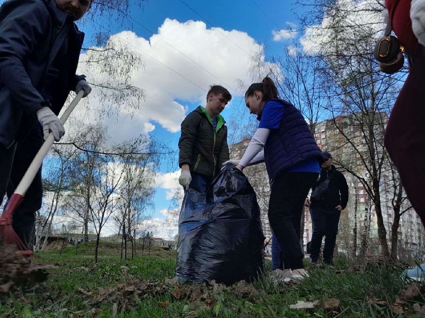 Лобня, благоустройство, субботник