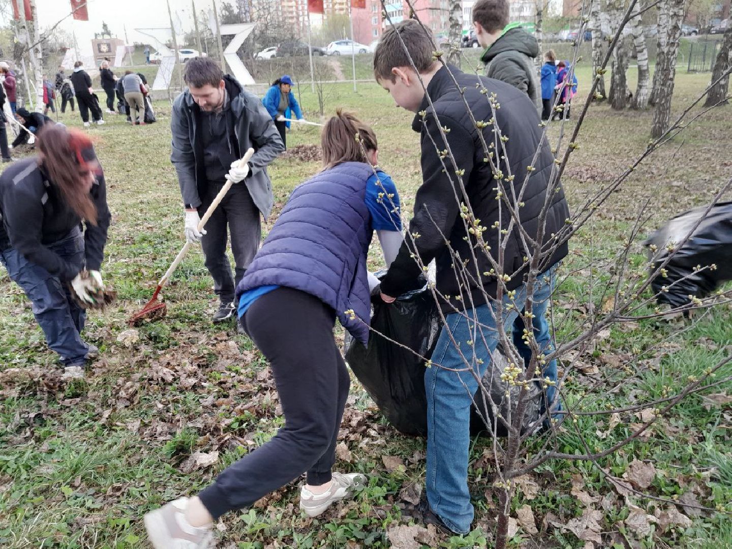Лобня, благоустройство, субботник