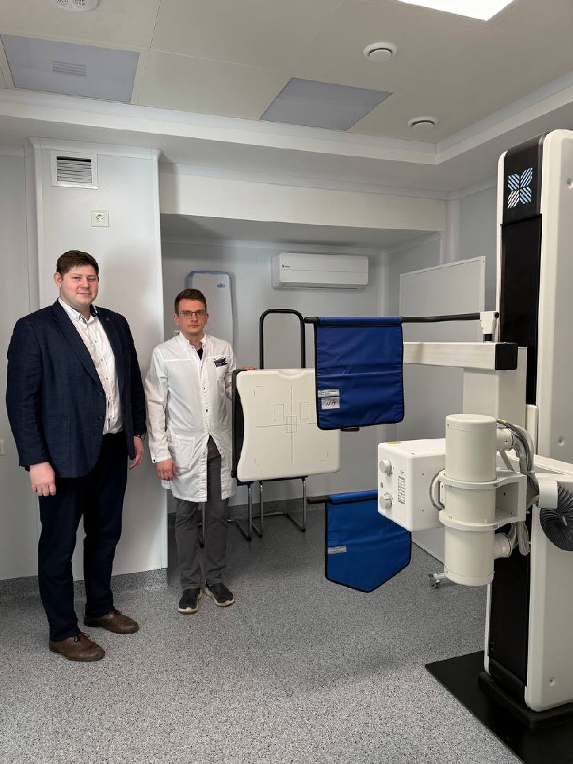 Зарайск, Здравоохранение, Новый кабинет флюорографии, Новый аппарат флюорографии в Зарайске,