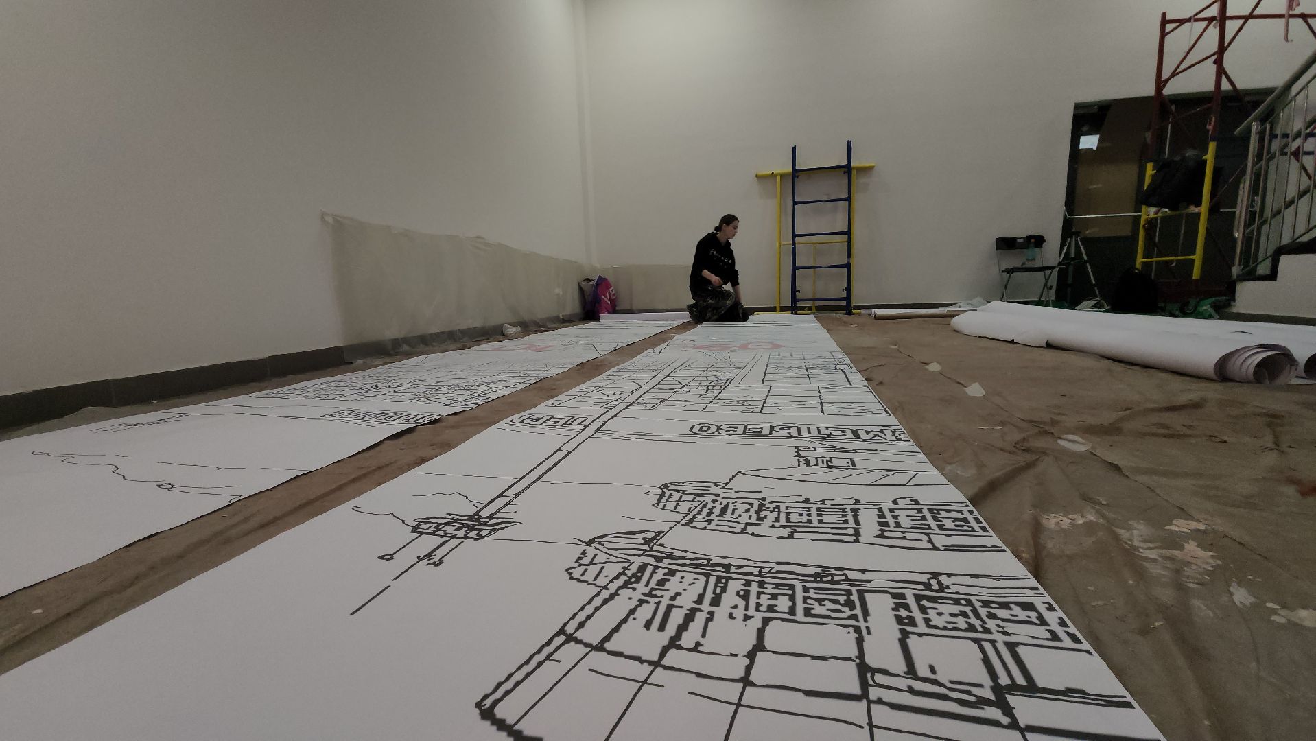 монументальная живопись, Авиатика, Лобня,