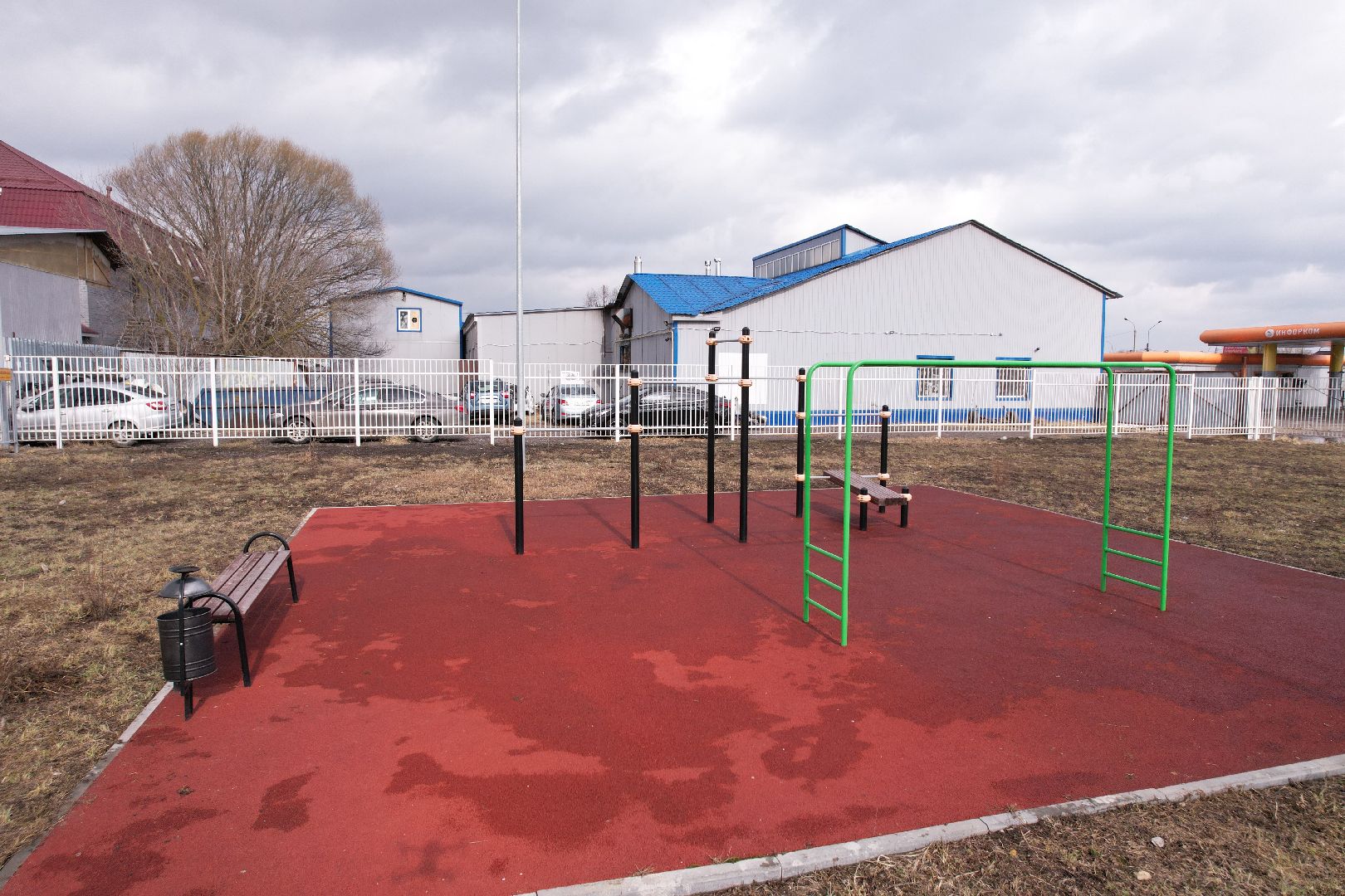 видео с коптера, подстанция скорой помощи в Ногинске, медицина Ногинска,