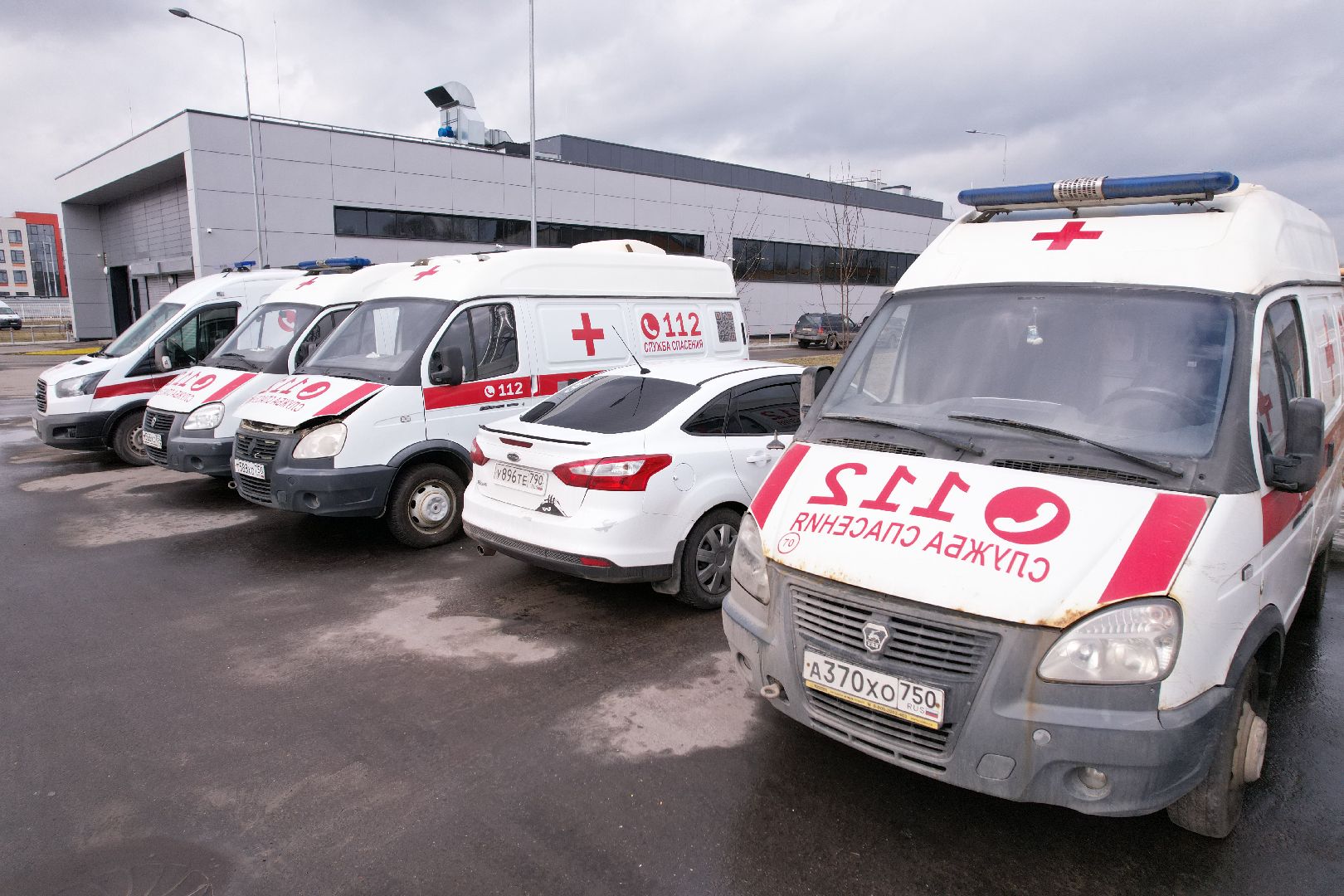 видео с коптера, подстанция скорой помощи в Ногинске, медицина Ногинска,