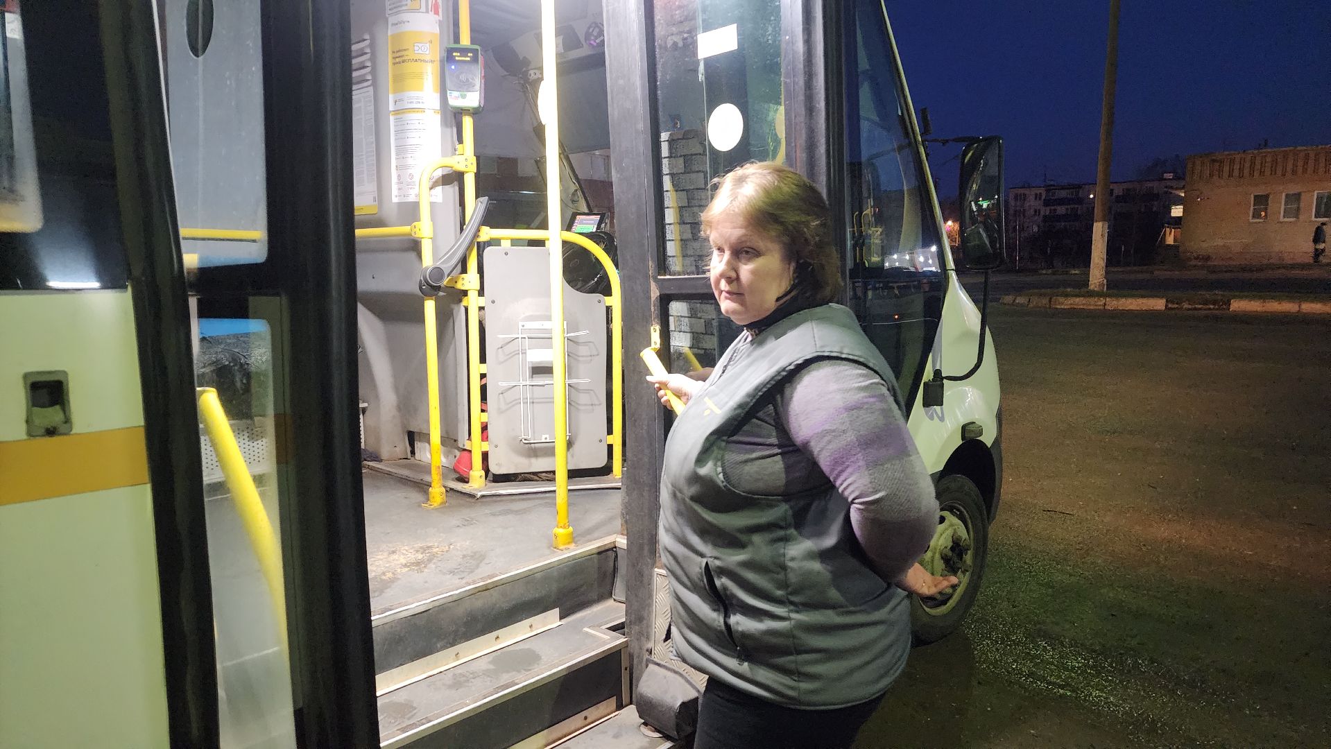 волоколамск, Женщина на транспорте, водитель автобуса,
