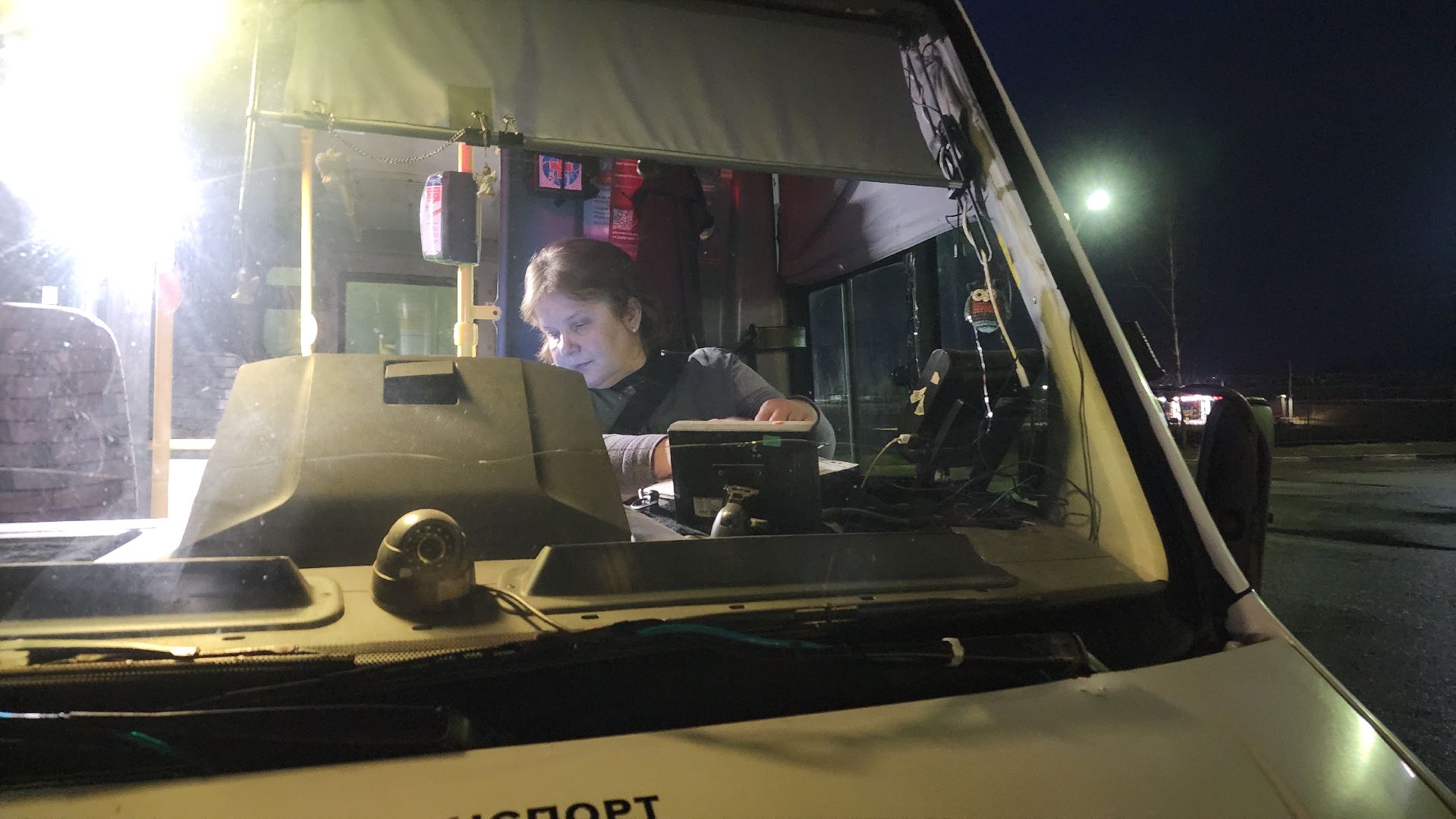волоколамск, Женщина на транспорте, водитель автобуса,
