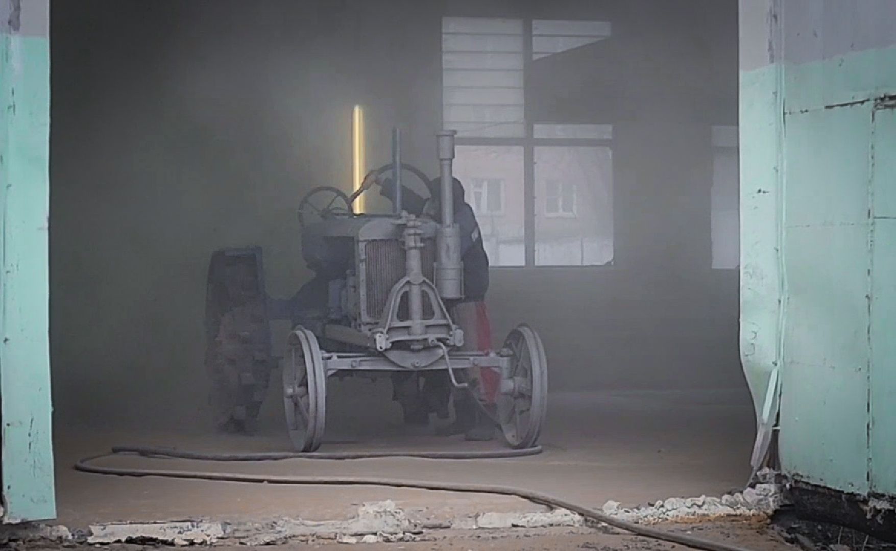 Бронницы, Реставрация трактора У-2, Автомобильно-дорожный колледж,