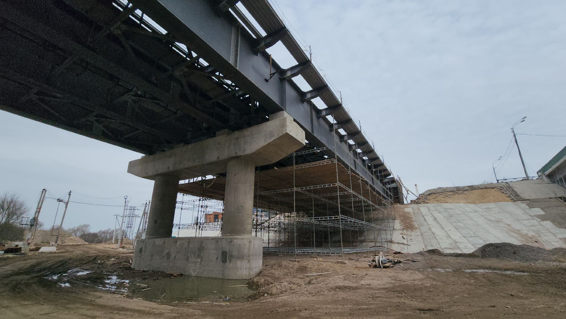 серпухов, строительство моста через оку, река ока, федеральная трасса М2,