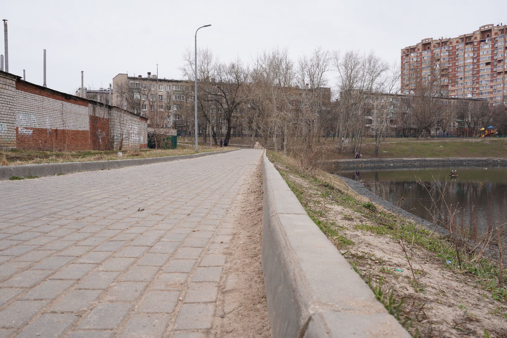 котельники, благоустройство, пруд, микрорайон силикат,