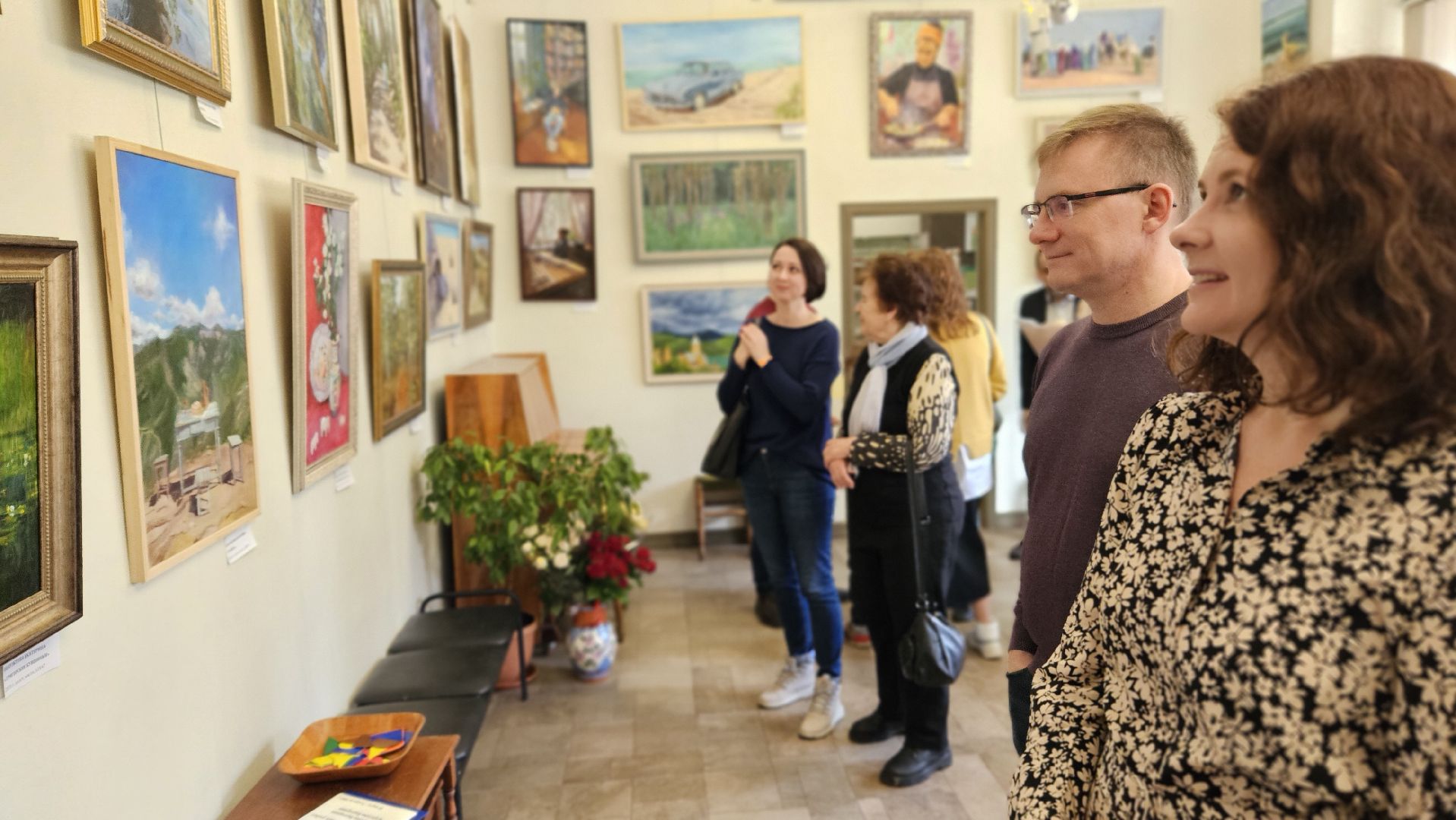 выставка, художник, картина,