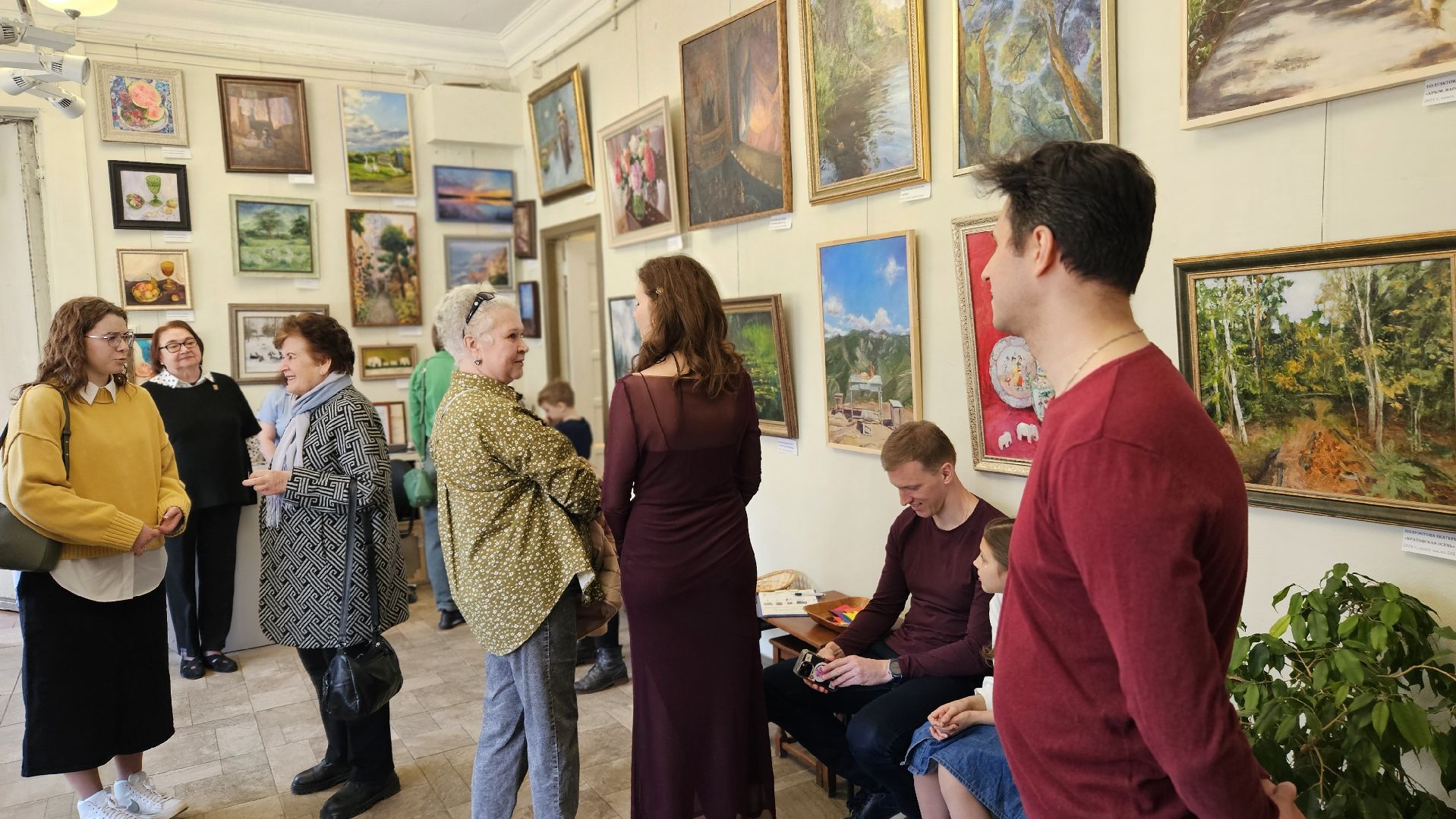 выставка, художник, картина,