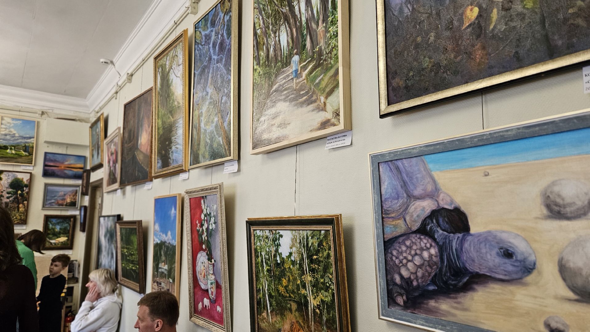 выставка, художник, картина,