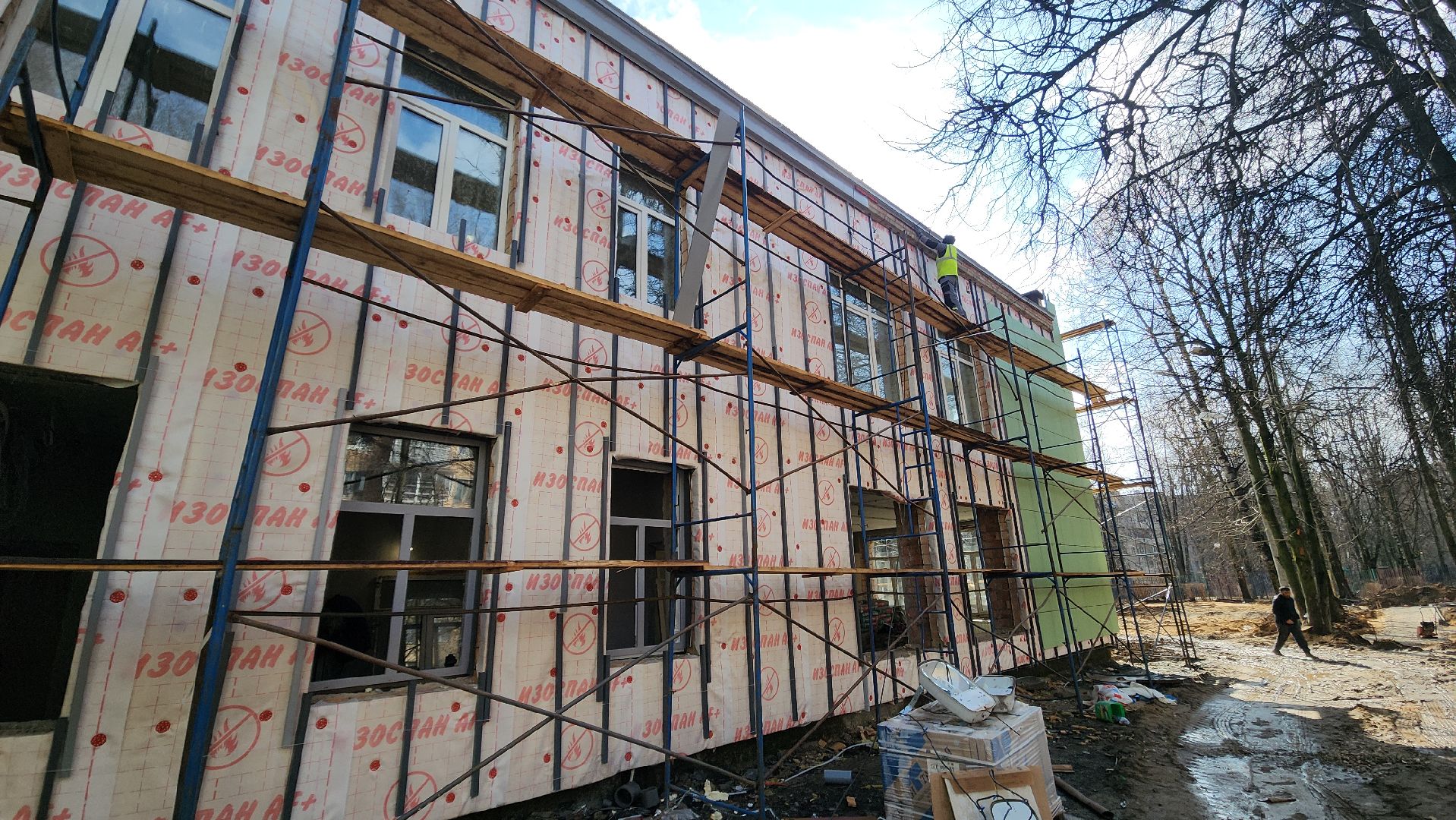 капитальныей ремонт, строительство, дошкольное отделение, красногорск,