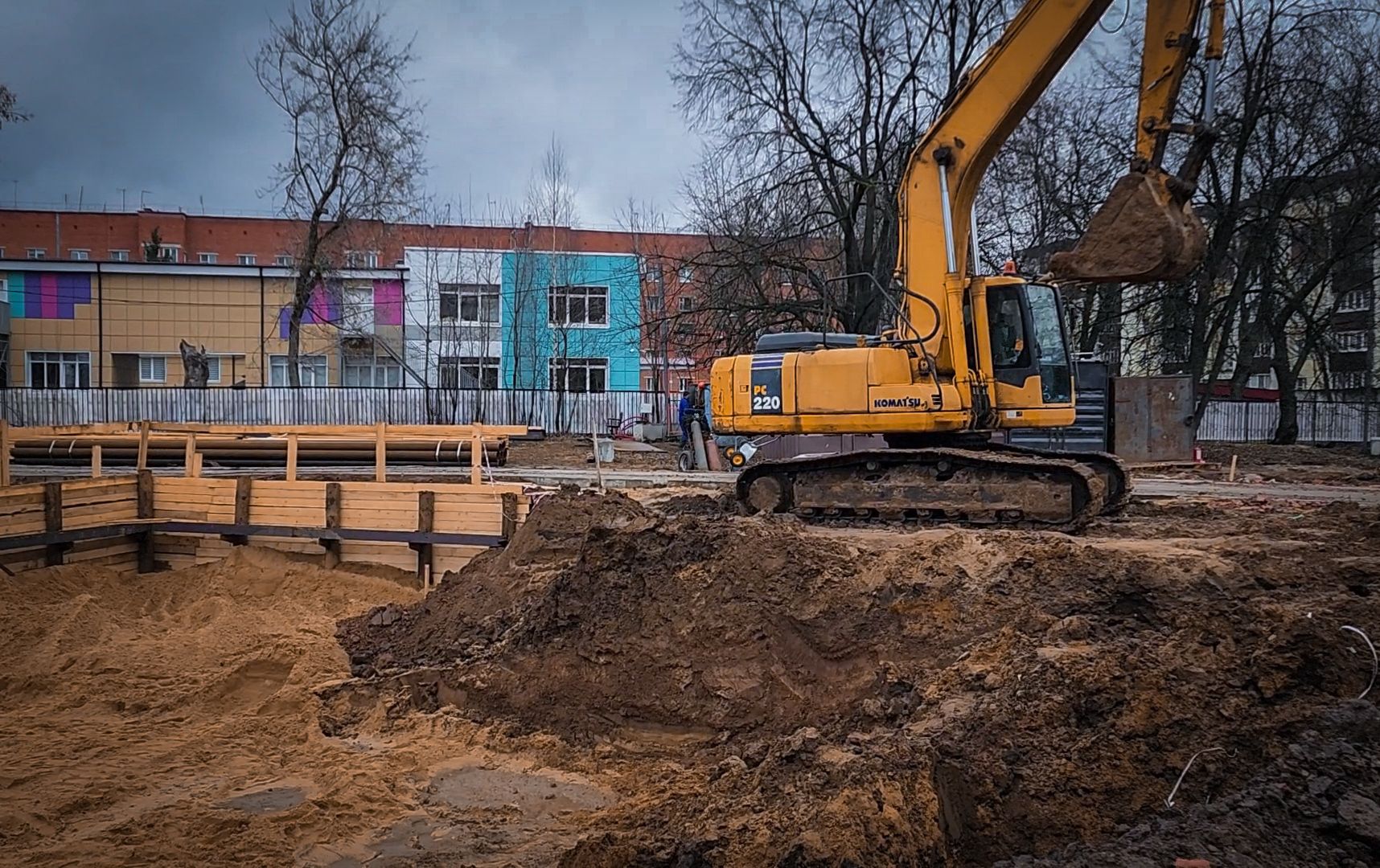 Бронницы, Строительство, Пристройка к лицею,