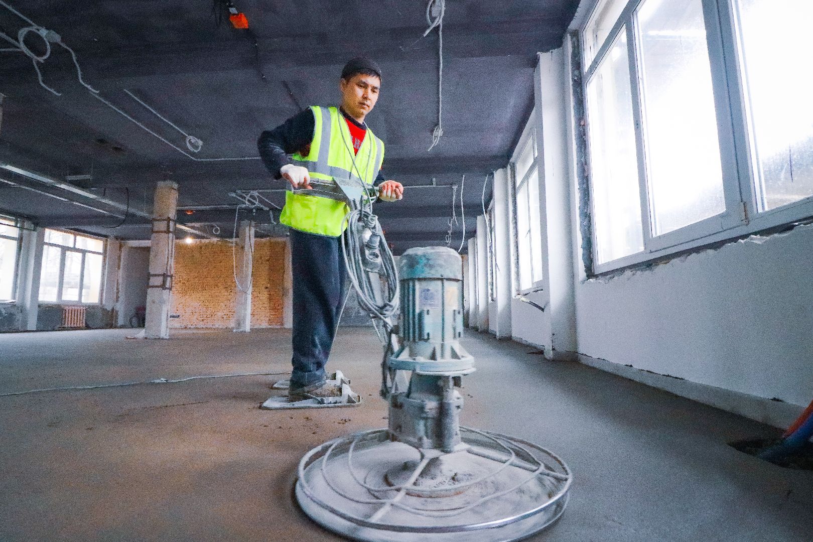 Клин, строительство, ремонт школы, образование,