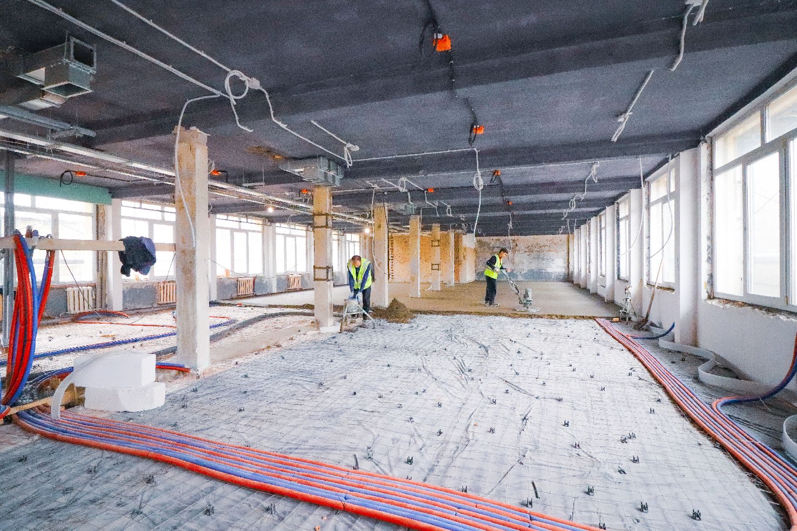 Клин, строительство, ремонт школы, образование,