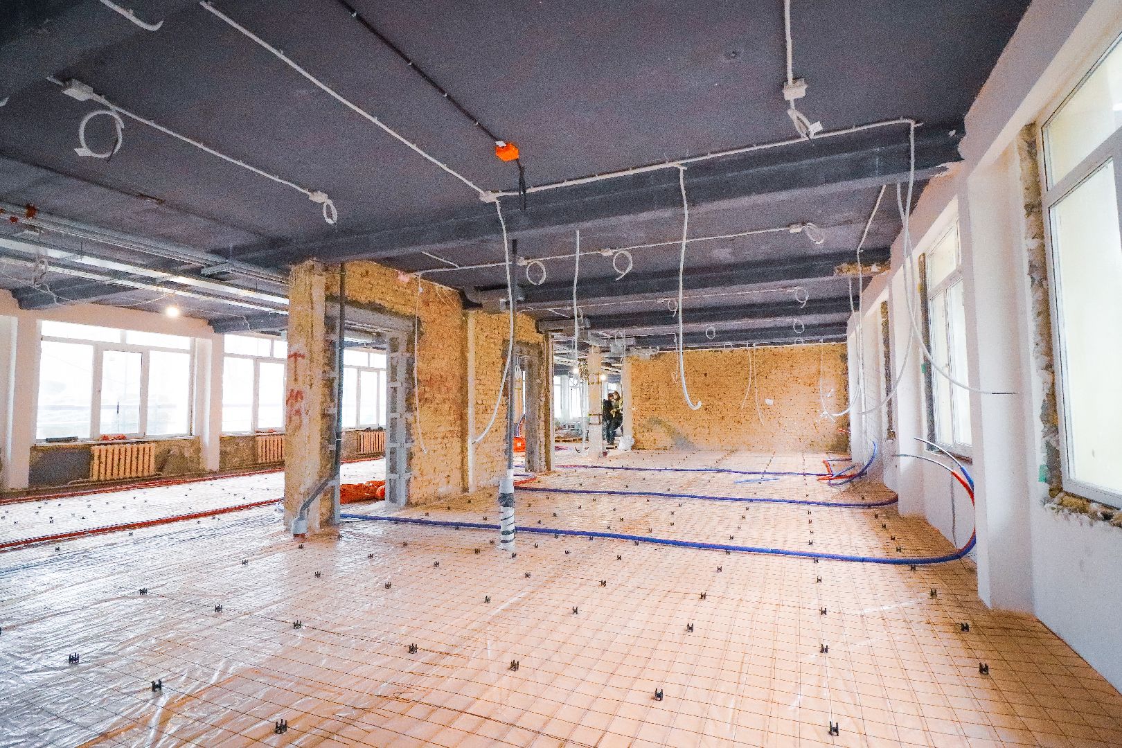 Клин, строительство, ремонт школы, образование,