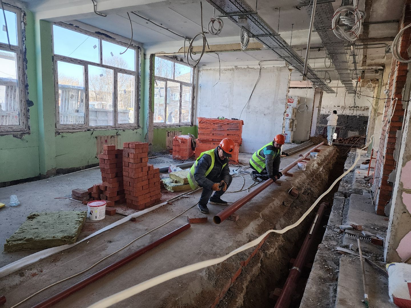 серпухов, подмосковье, капремонт школы,