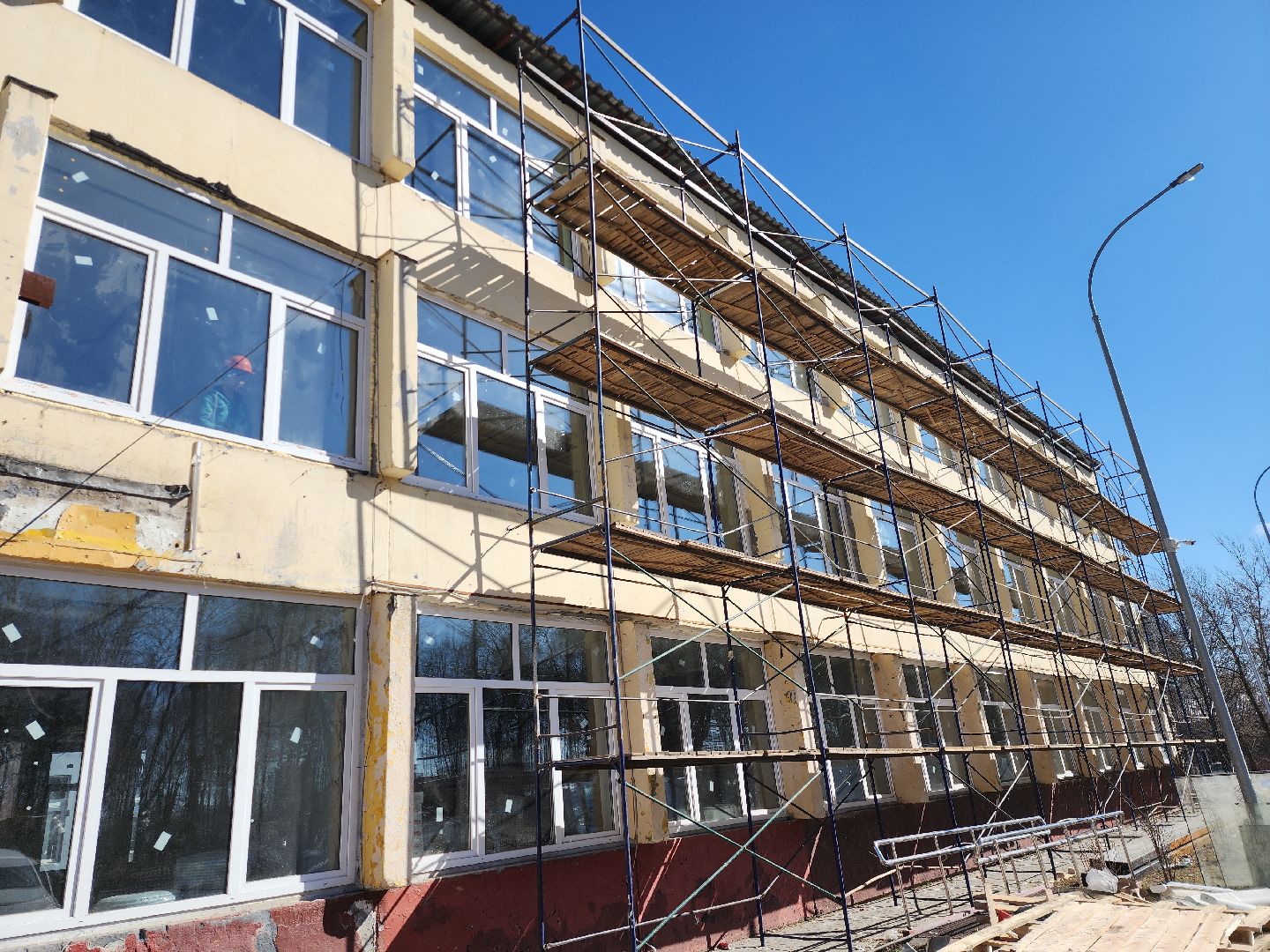 серпухов, подмосковье, капремонт школы,