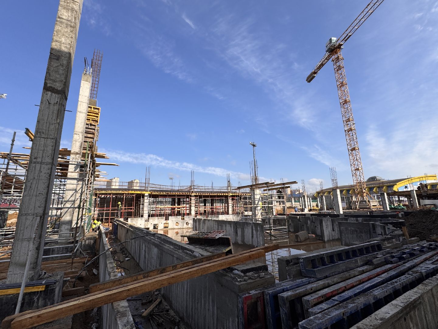 Акватеримальный комплекс в Одинцово, Строительство,