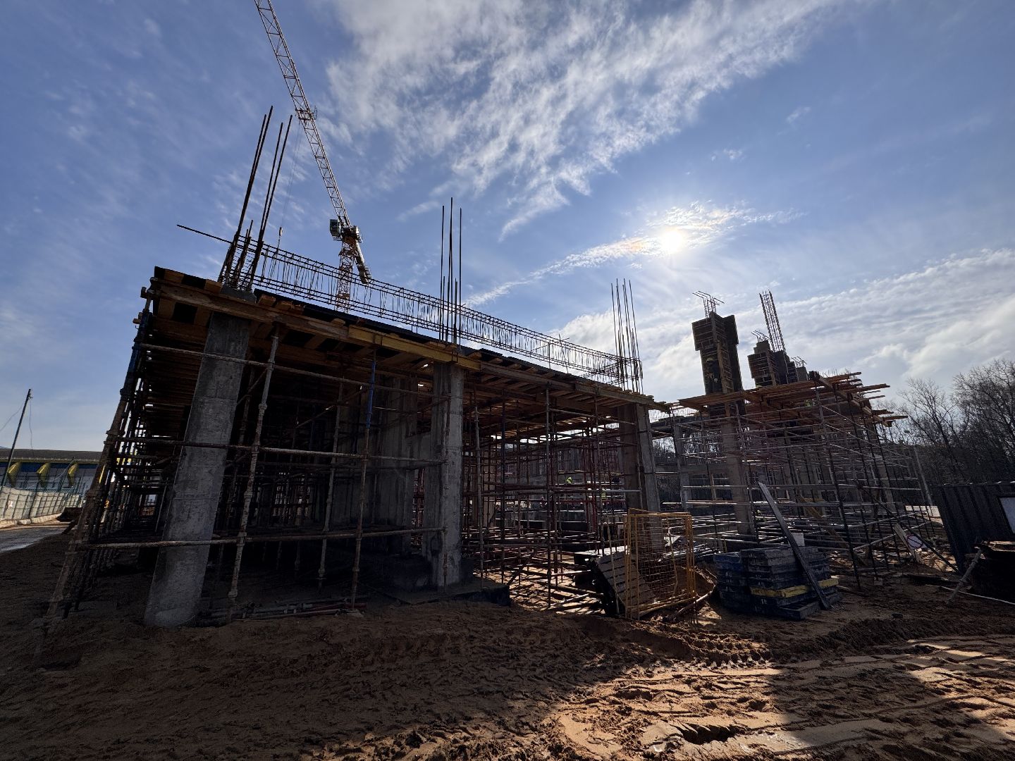 Акватеримальный комплекс в Одинцово, Строительство,