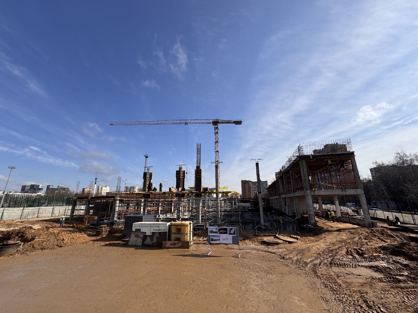 Акватеримальный комплекс в Одинцово, Строительство,