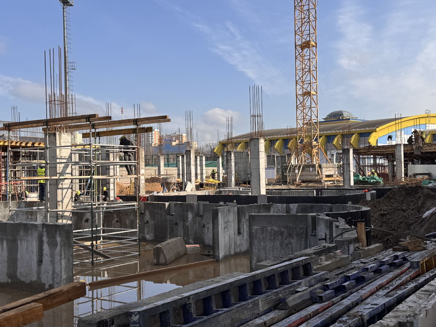 Акватеримальный комплекс в Одинцово, Строительство,