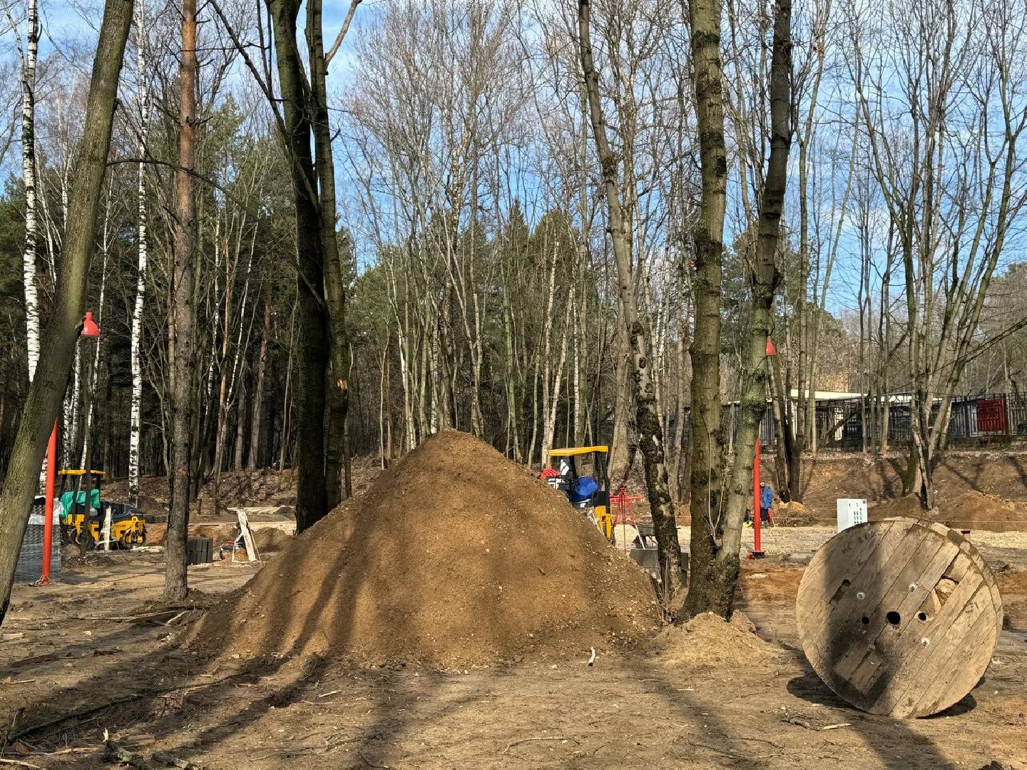 кучинский лесопарк, благоуствойство, кафе,
