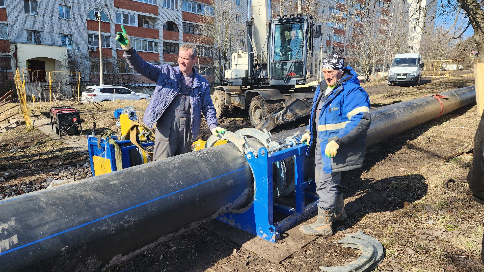 солнечногорск, улица красная, мособлгаз, строительство газопровода,