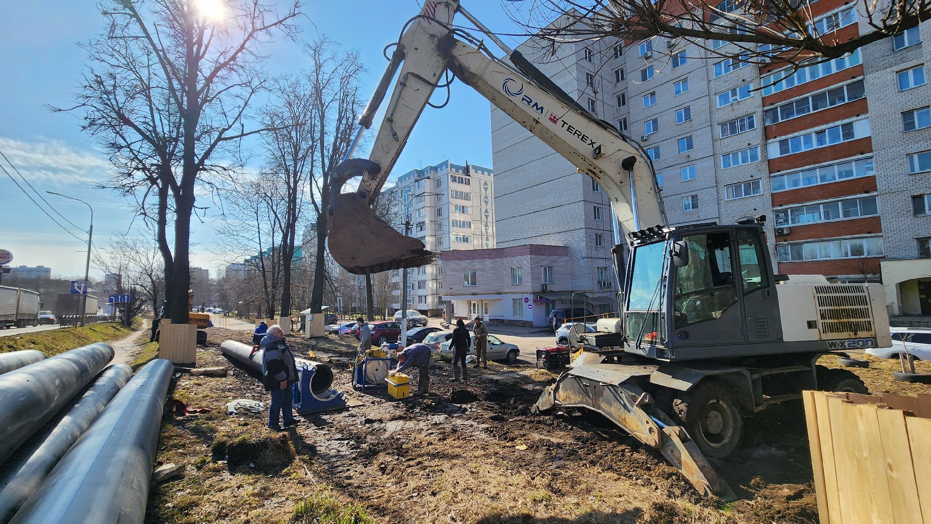солнечногорск, улица красная, мособлгаз, строительство газопровода,