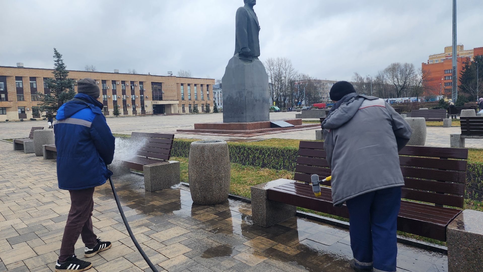 жкх, благоустройство, домодедово, уборка, весенняя уборка, субботник, месячник благосутройства, месячник чистоты, подмосковье, комбинат благоустройства,