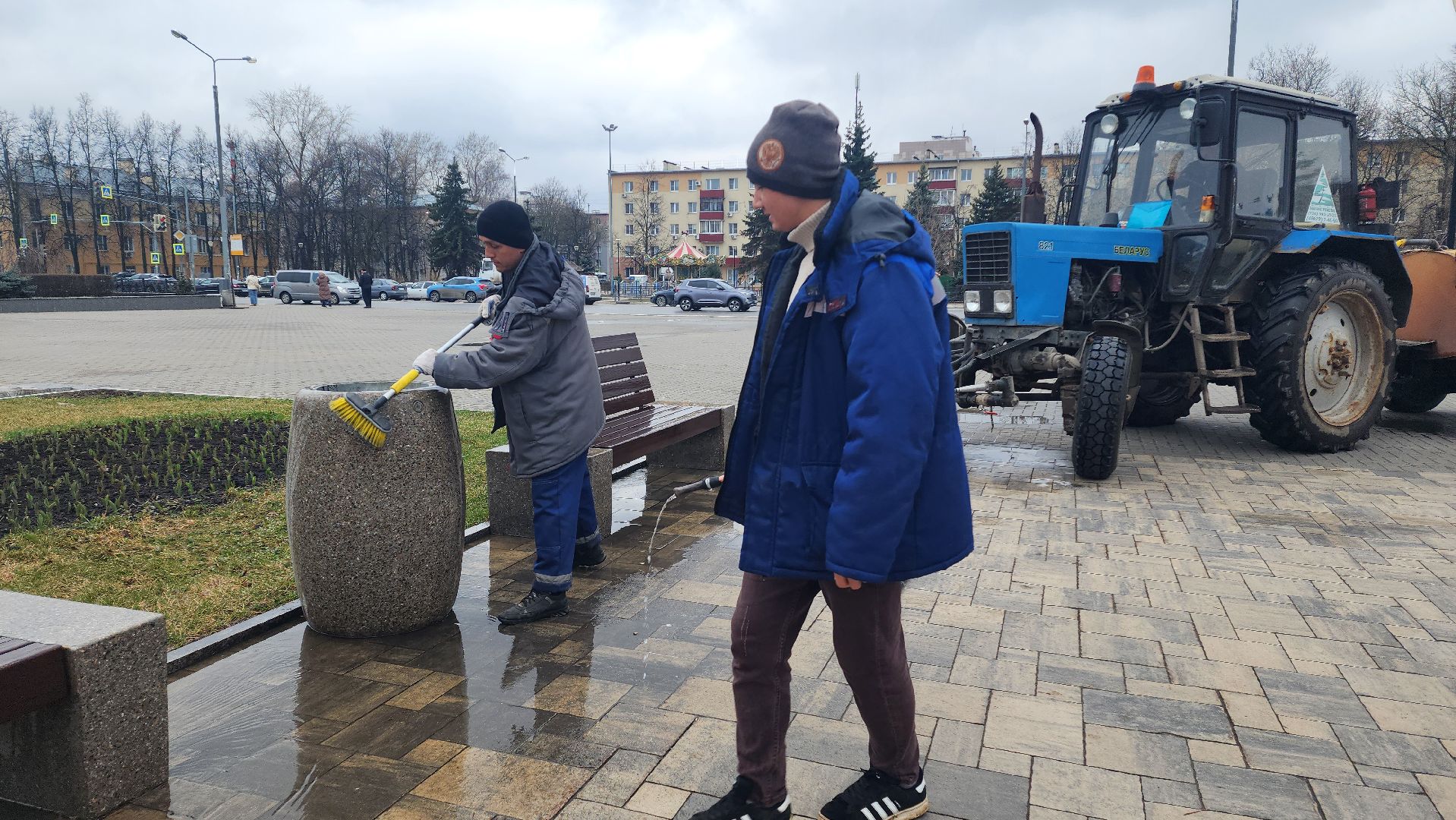 жкх, благоустройство, домодедово, уборка, весенняя уборка, субботник, месячник благосутройства, месячник чистоты, подмосковье, комбинат благоустройства,