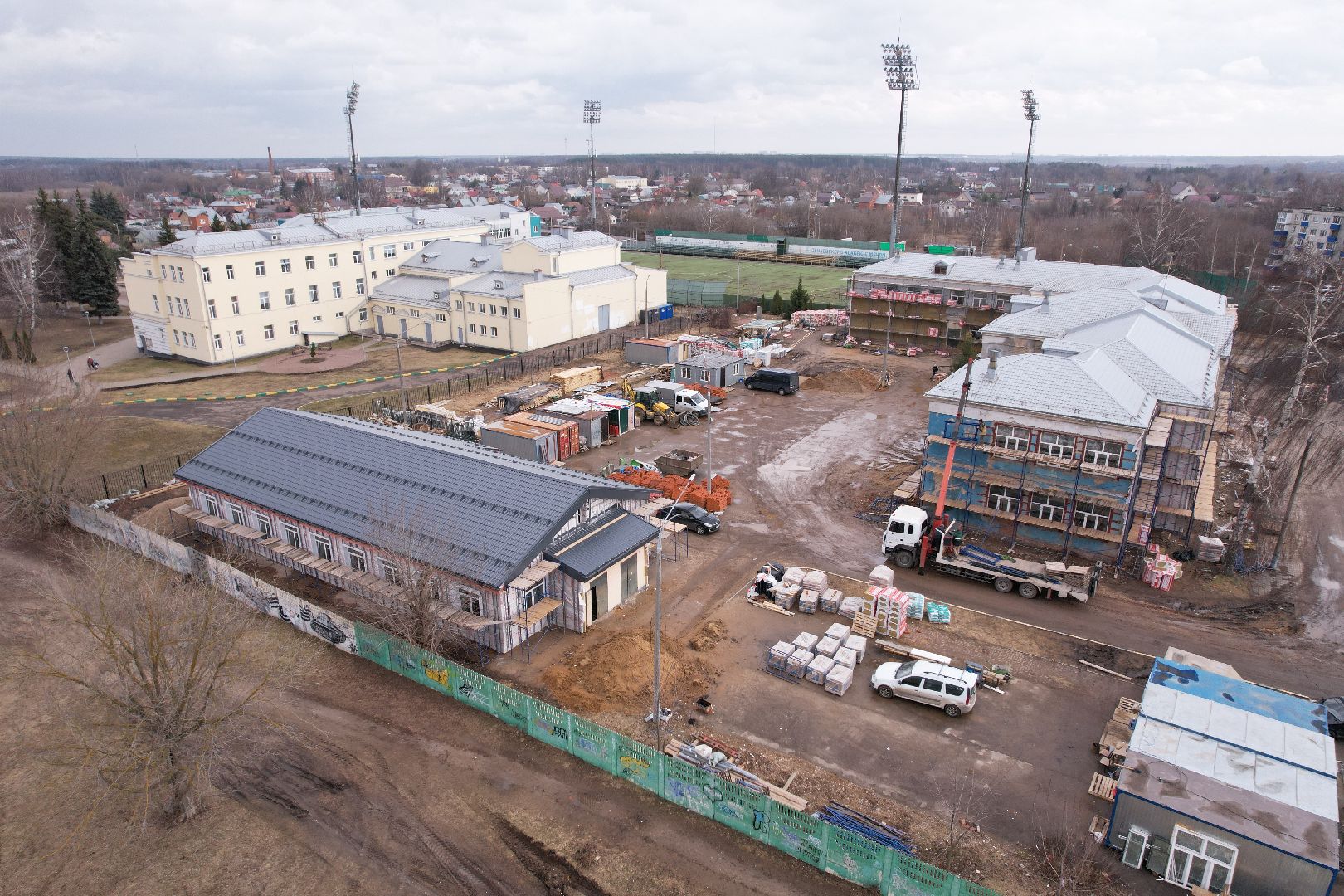 видео с коптера,капремонт центра образования 23 в богородском городском округе,