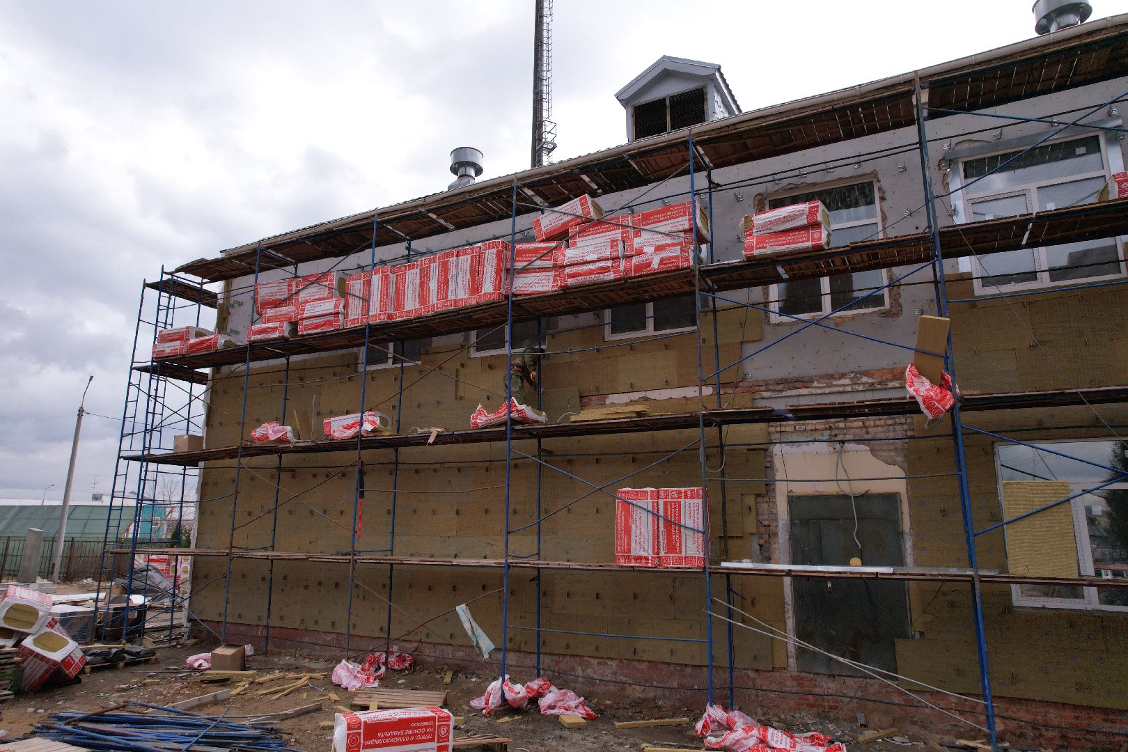 видео с коптера,капремонт центра образования 23 в богородском городском округе,