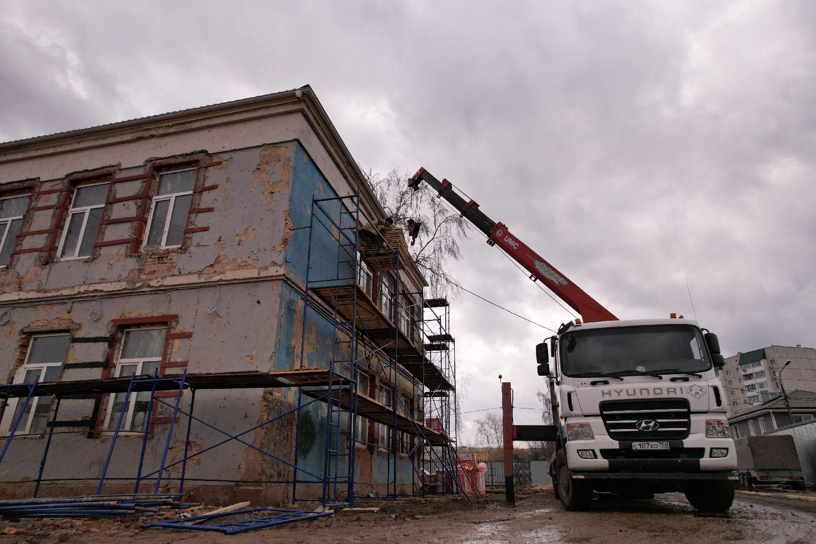 видео с коптера,капремонт центра образования 23 в богородском городском округе,