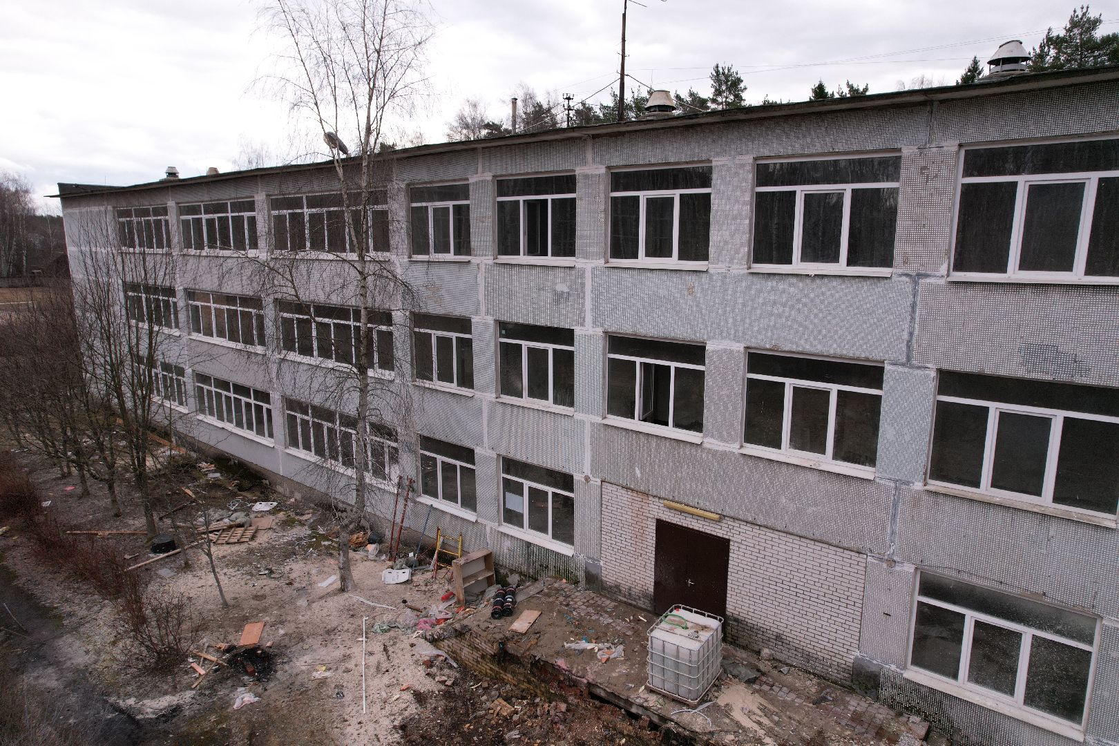 видео с коптера, капремонт центра образования 29 в богородском округе,