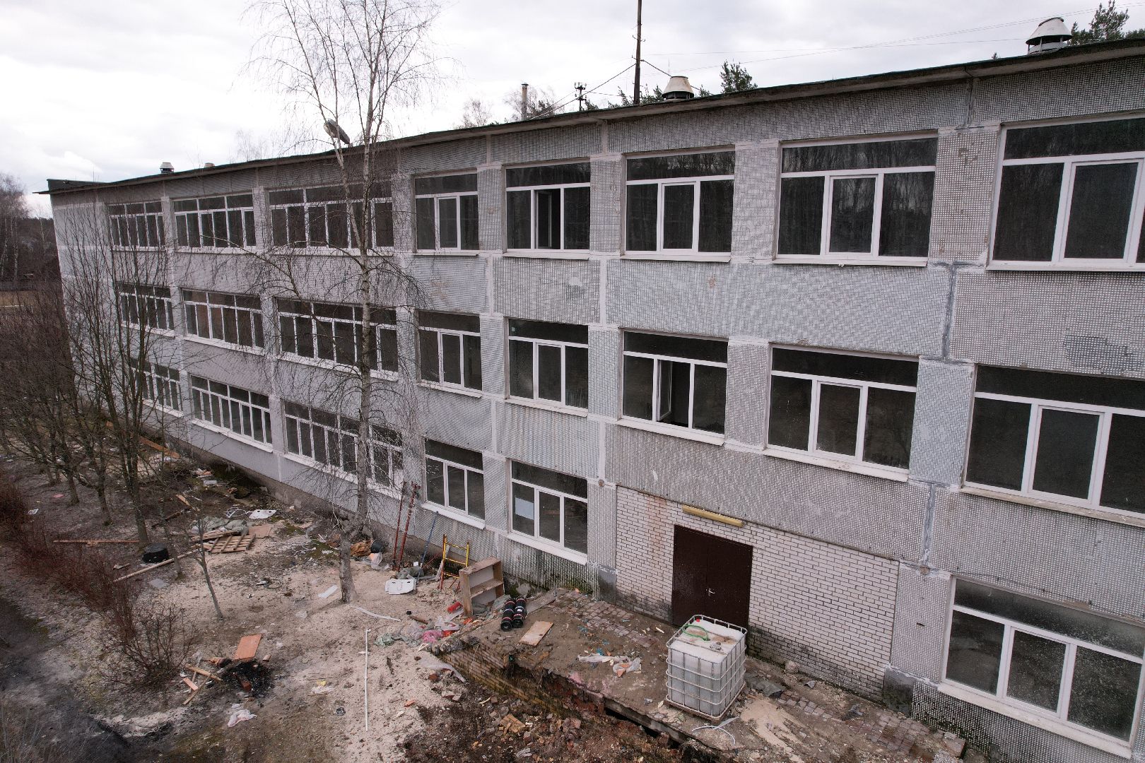 видео с коптера, капремонт центра образования 29 в богородском округе,