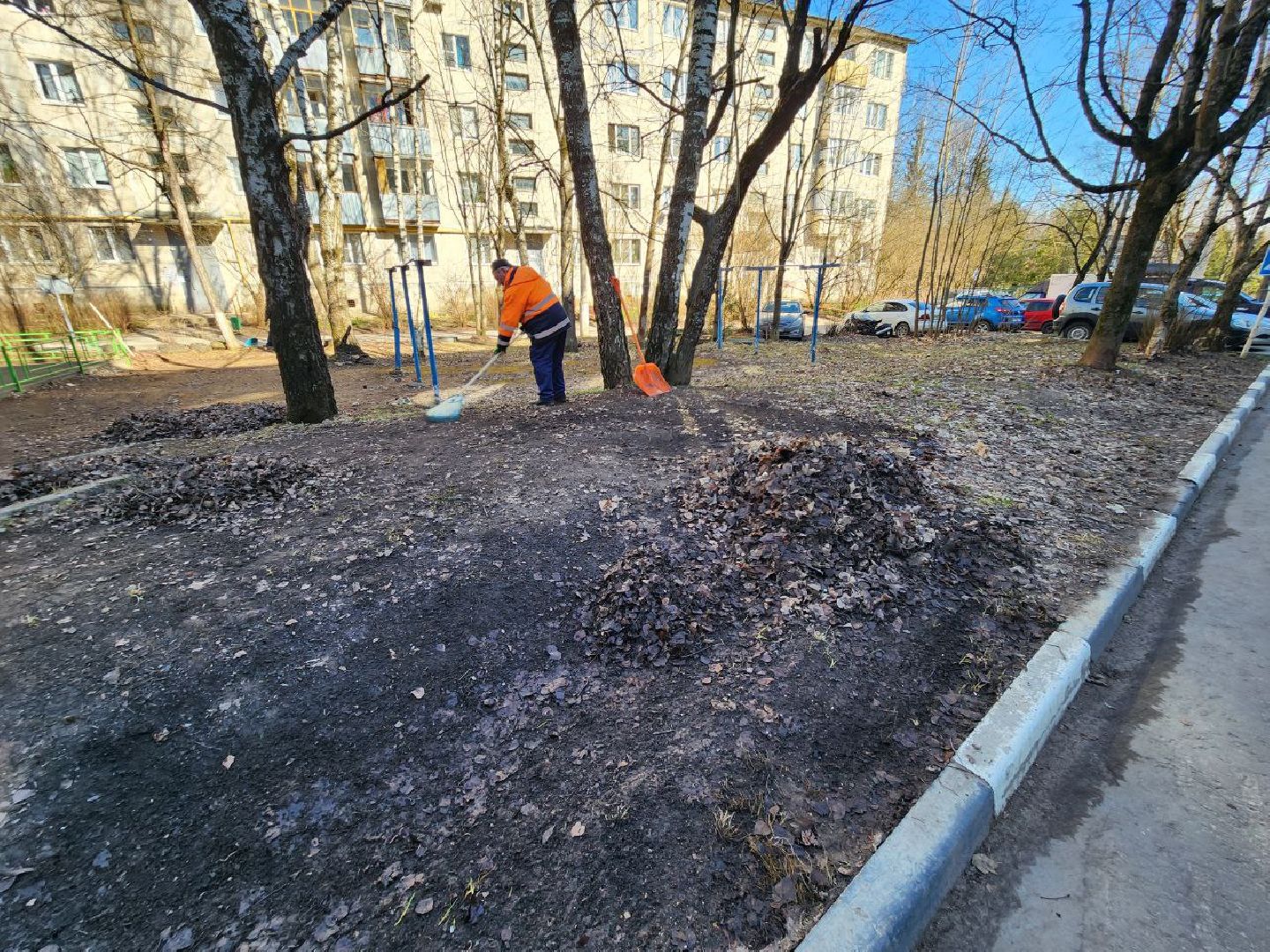 солнечногорск, жители, уборка территорий, дворы, коммунальная служба,