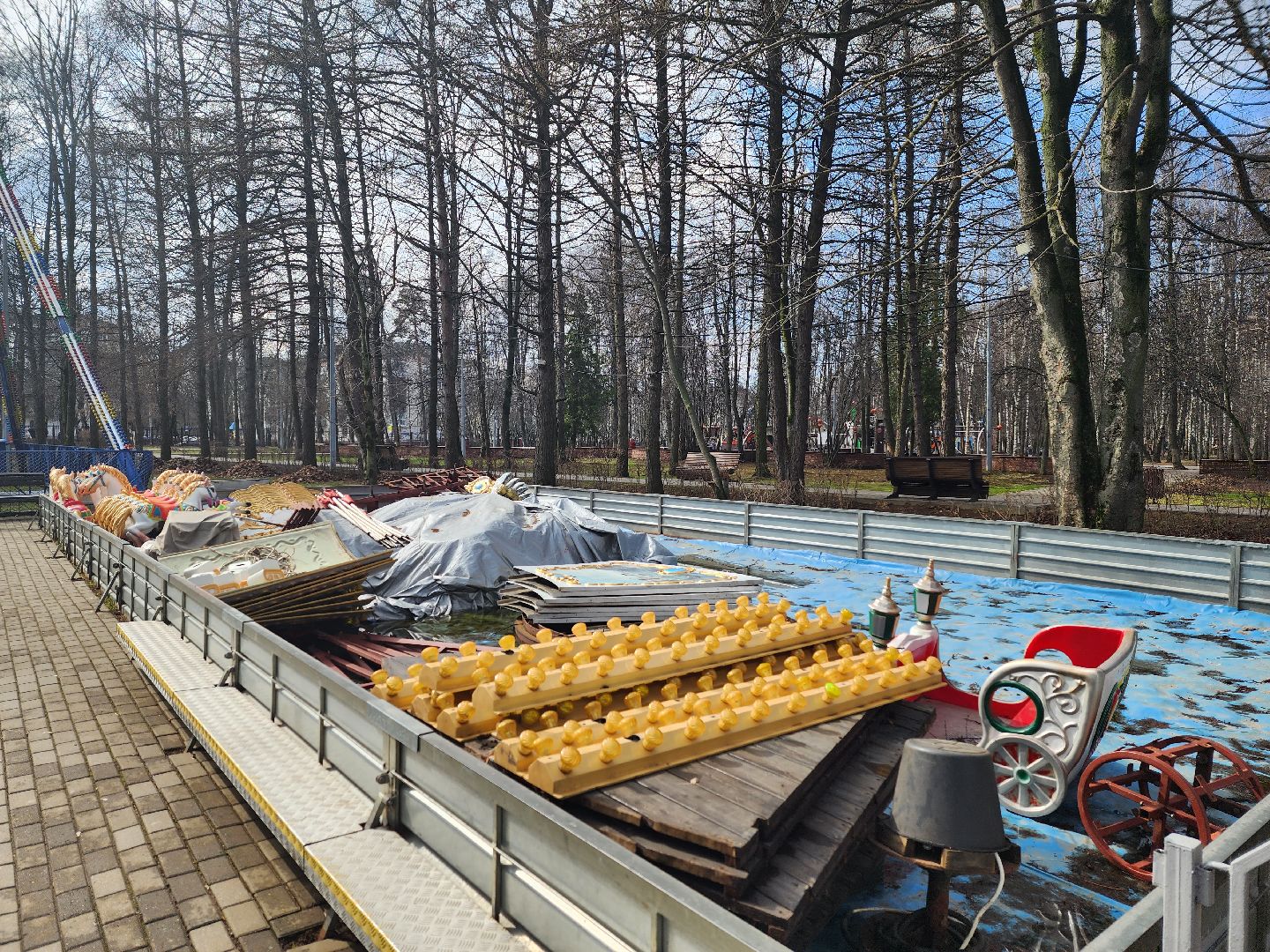 королёв, парки подмосковья, благоустройство, аттракционы,