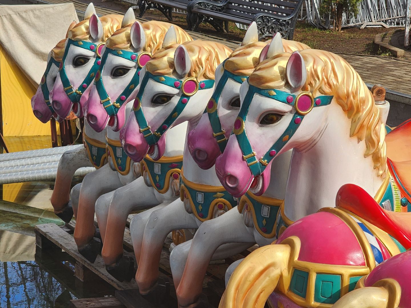 королёв, парки подмосковья, благоустройство, аттракционы,