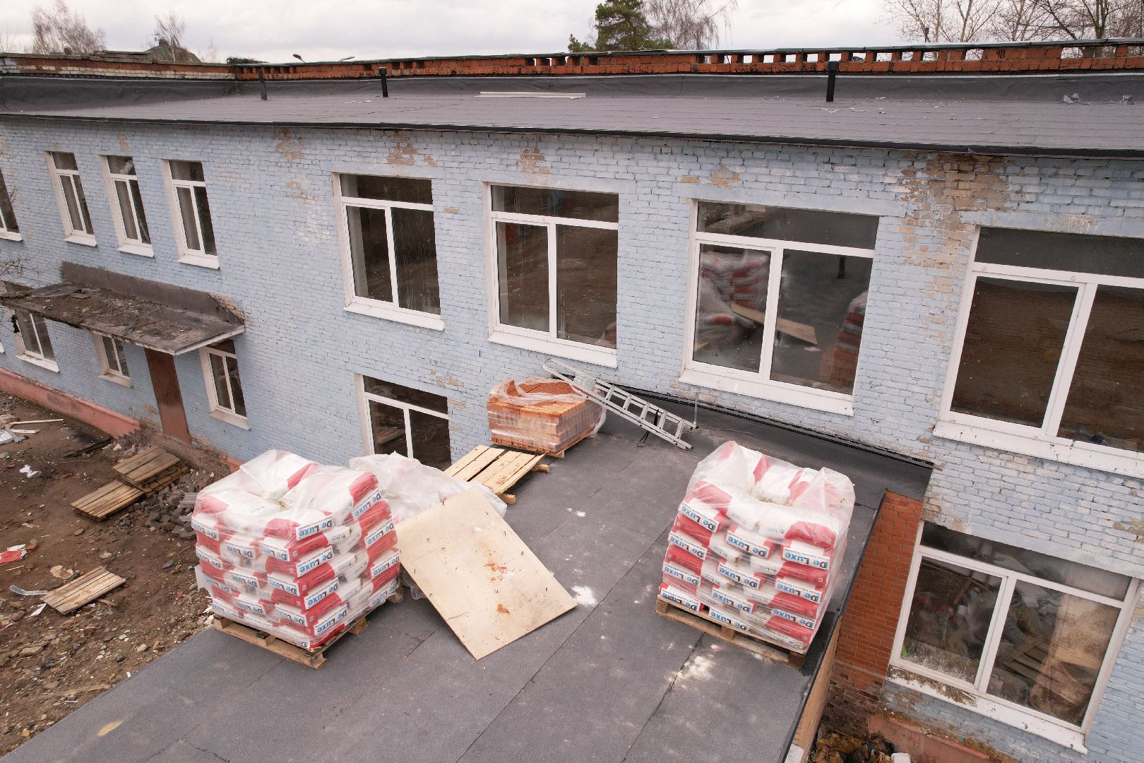 видео с коптера, капремонт детского сада 35 в богородском округе,